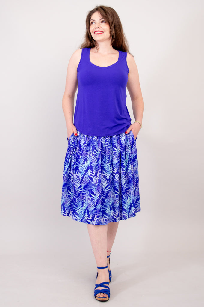 Eco-Friendly Hazel Skirt - Palma Style Linen Bamboo Blend for Women | Perfect for Summer Outfits, Beach Vacations & Casual Wear