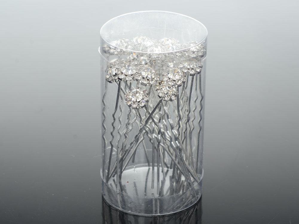 20 Pcs Crystal Bridal Hair Pins - Wedding Hair Jewelry for Bride