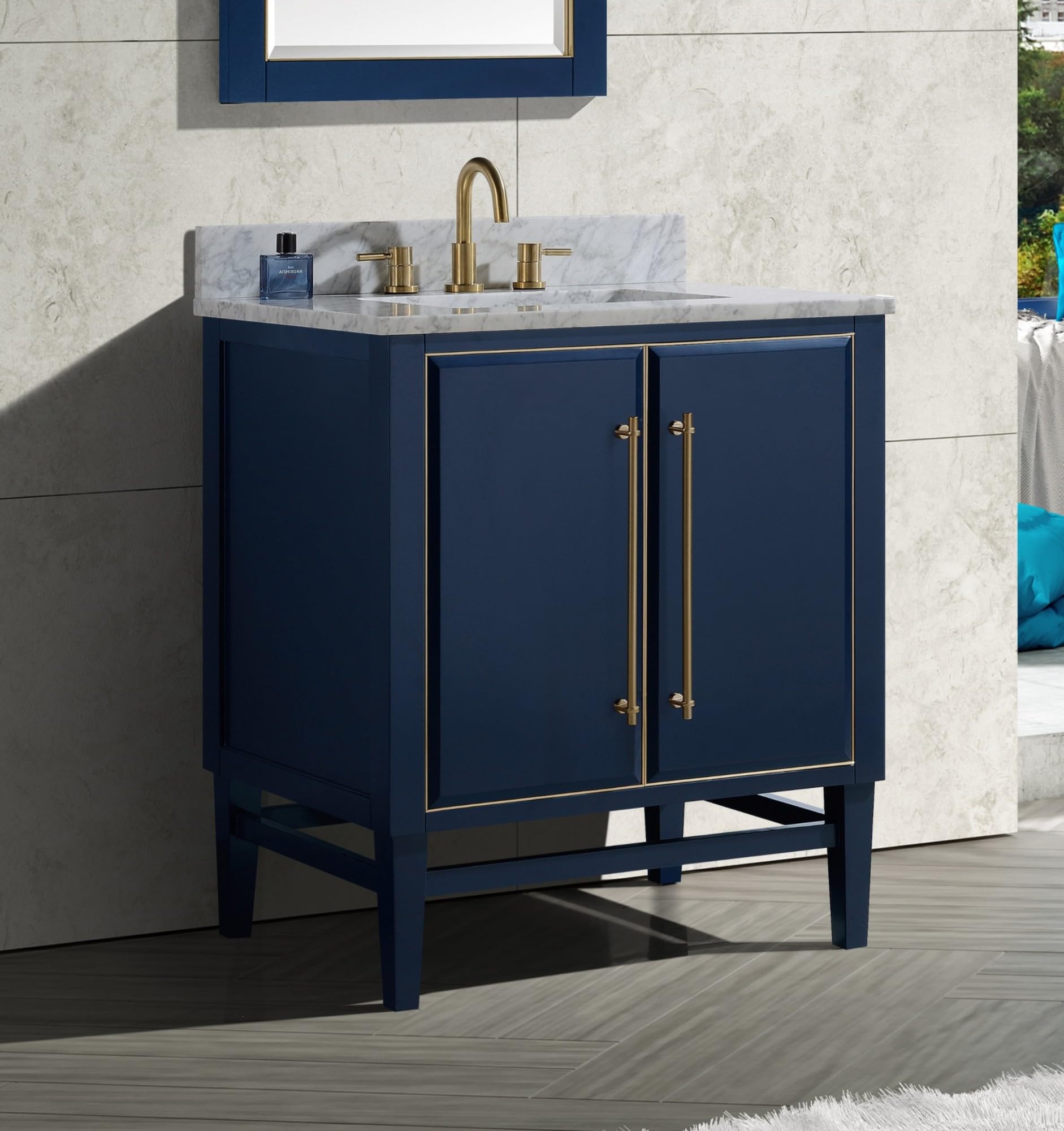 30 Inch Mason Bathroom Vanity with Sink - Modern Single Sink Vanity for Bathroom Remodel, Powder Room & Master Bath (Vanity Only)