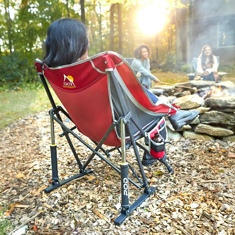 Pod Rocker - Premium Portable Rocking Chair for Outdoor, Camping, and Relaxation | Perfect for Backyard, Beach, and Travel Use