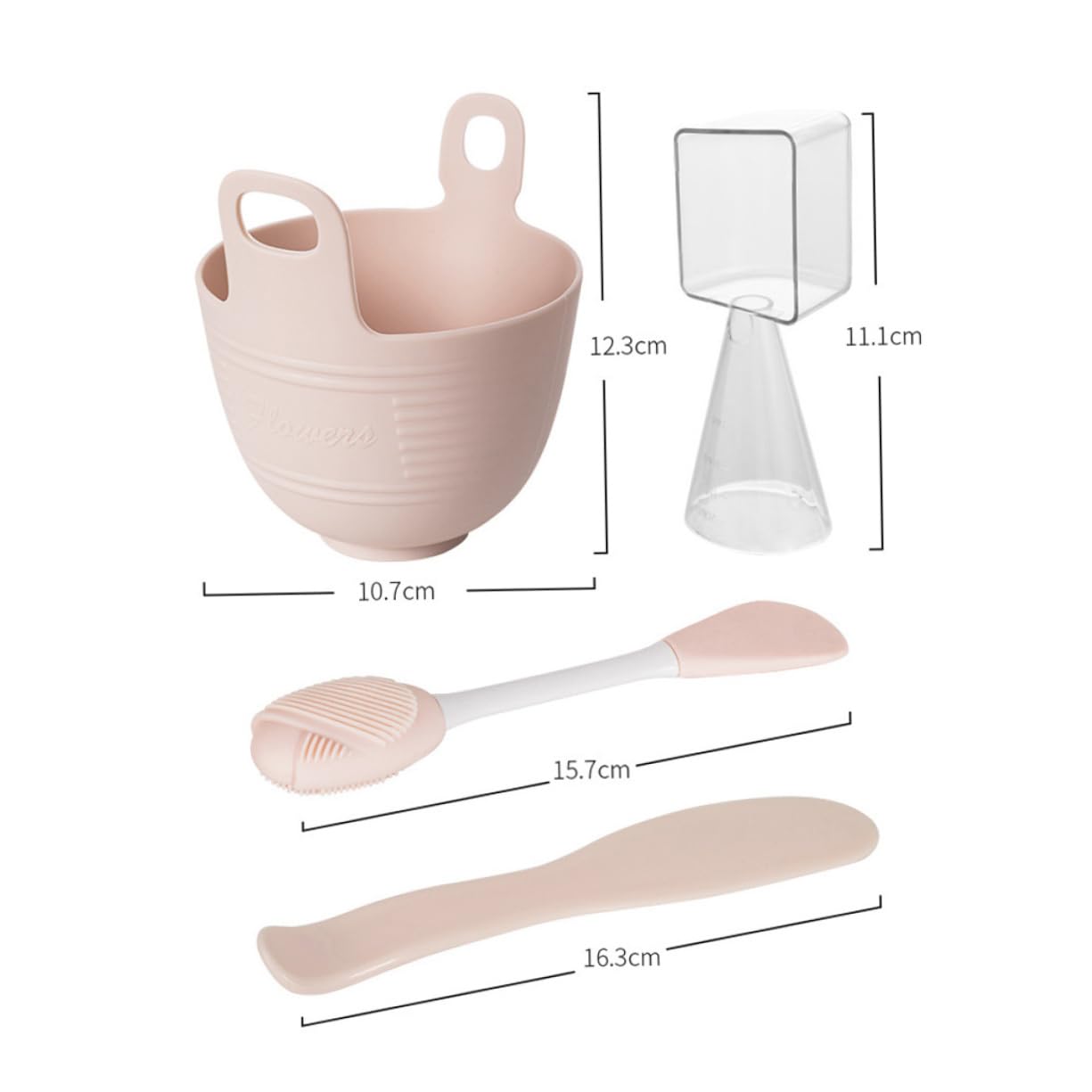 Professional Silicone Facial Mask Mixing Bowl Set - Spa & Beauty Tool for Easy DIY Skincare - Portable & Non-Slip Design - Perfect for Home Spa, Salon Treatments, and Travel Skincare Routine