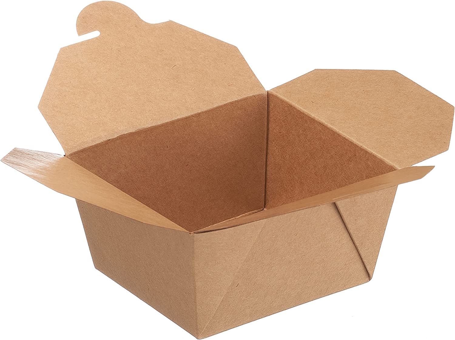 Eco-Friendly 26 oz Kraft Brown Paper Take Out Containers - Microwave Safe, Leak & Grease Resistant To-Go Boxes for Restaurants, Catering & Food Trucks - Recyclable Lunch Boxes (Pack of 350) - Perfect for Takeout Meals, Picnics & Office Lunches