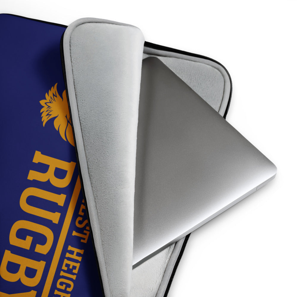 Premium GHFH Rugby Laptop Sleeve - Shockproof & Water-Resistant Case for 13-15 Inch MacBook, Laptops - Perfect for Work, Travel & School Accessories