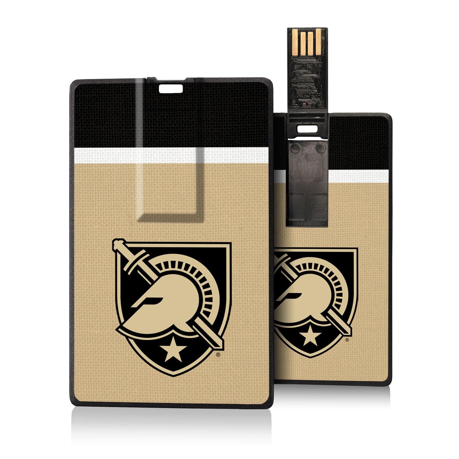 Army Academy Black Knights Stripe 32GB USB Flash Drive - Secure Credit Card Style Storage for Military, Students & Office Use