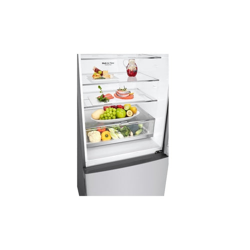 LG GB 455PL 454L Bottom Mount Refrigerator with Door Cooling - Stainless Steel Finish | Energy Efficient, Spacious Design for Modern Kitchens & Open Floor Plans