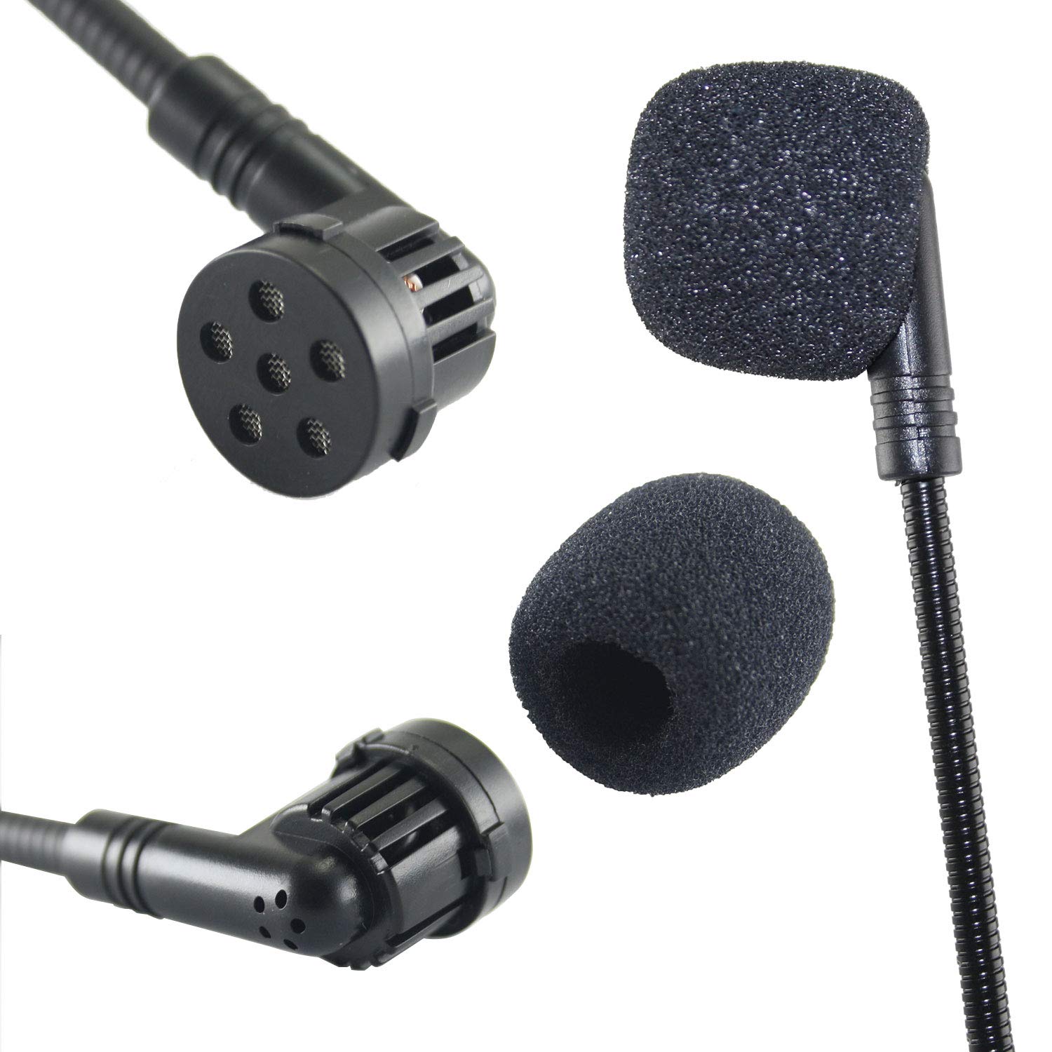 EXMAX Headworn Microphone for ATG-100T EX-100 EXD-101 Wireless Tour Guide System - 3.5mm Headset Mic for Teaching, Conference, Public Speaking & Tour Guides - Perfect for Outdoor Events, Classrooms & Group Presentations
