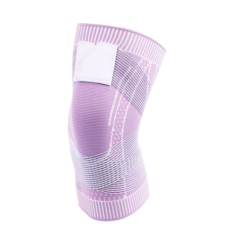JZRH Breathable Nylon Compression Knee Brace - Sports Knee Support for Basketball, Running, Climbing & Active Lifestyles - Comfortable Knee Pad Cover (Elegant Purple)