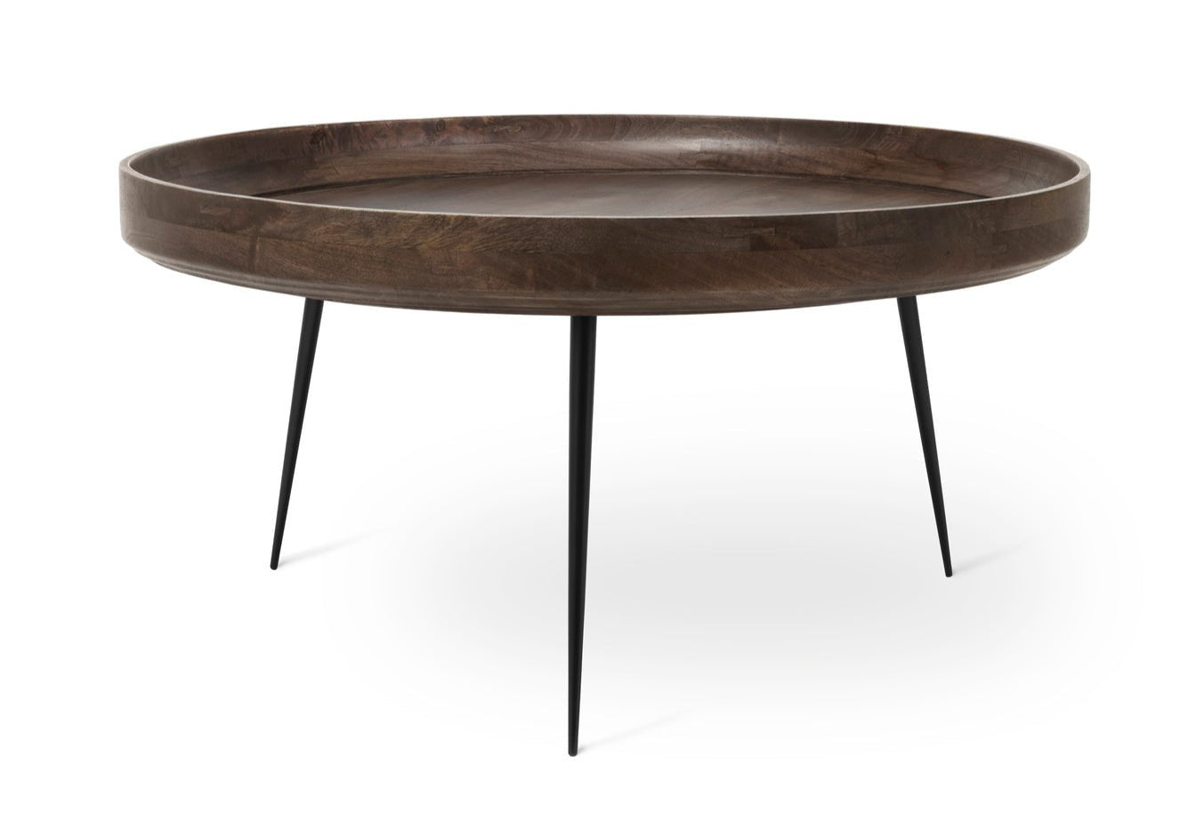 Mater Modern Wooden Bowl Table - Stylish & Functional Home Decor for Living Room, Dining Room, or Bedroom