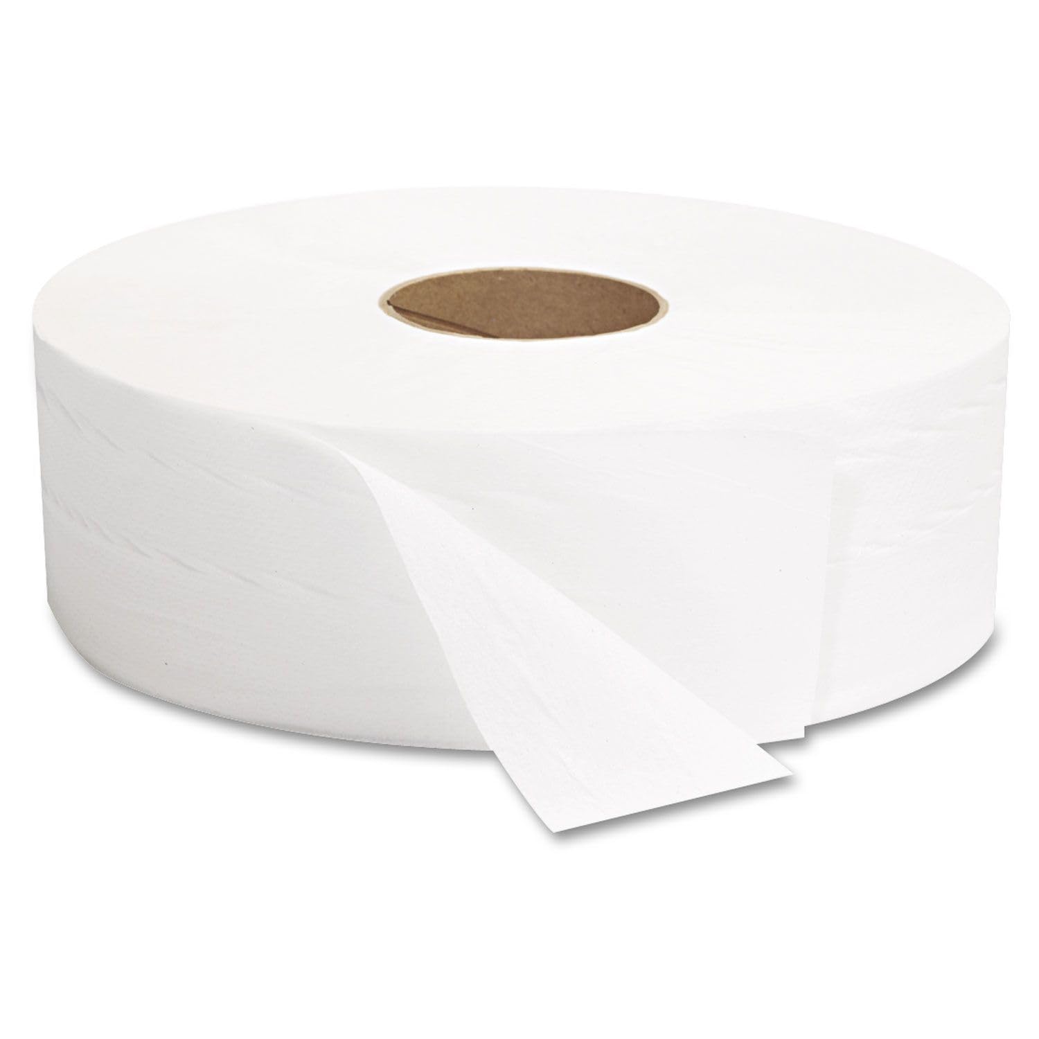 JRT Jumbo Bath Tissue - Septic Safe, 2-Ply White Toilet Paper Rolls (3.3
