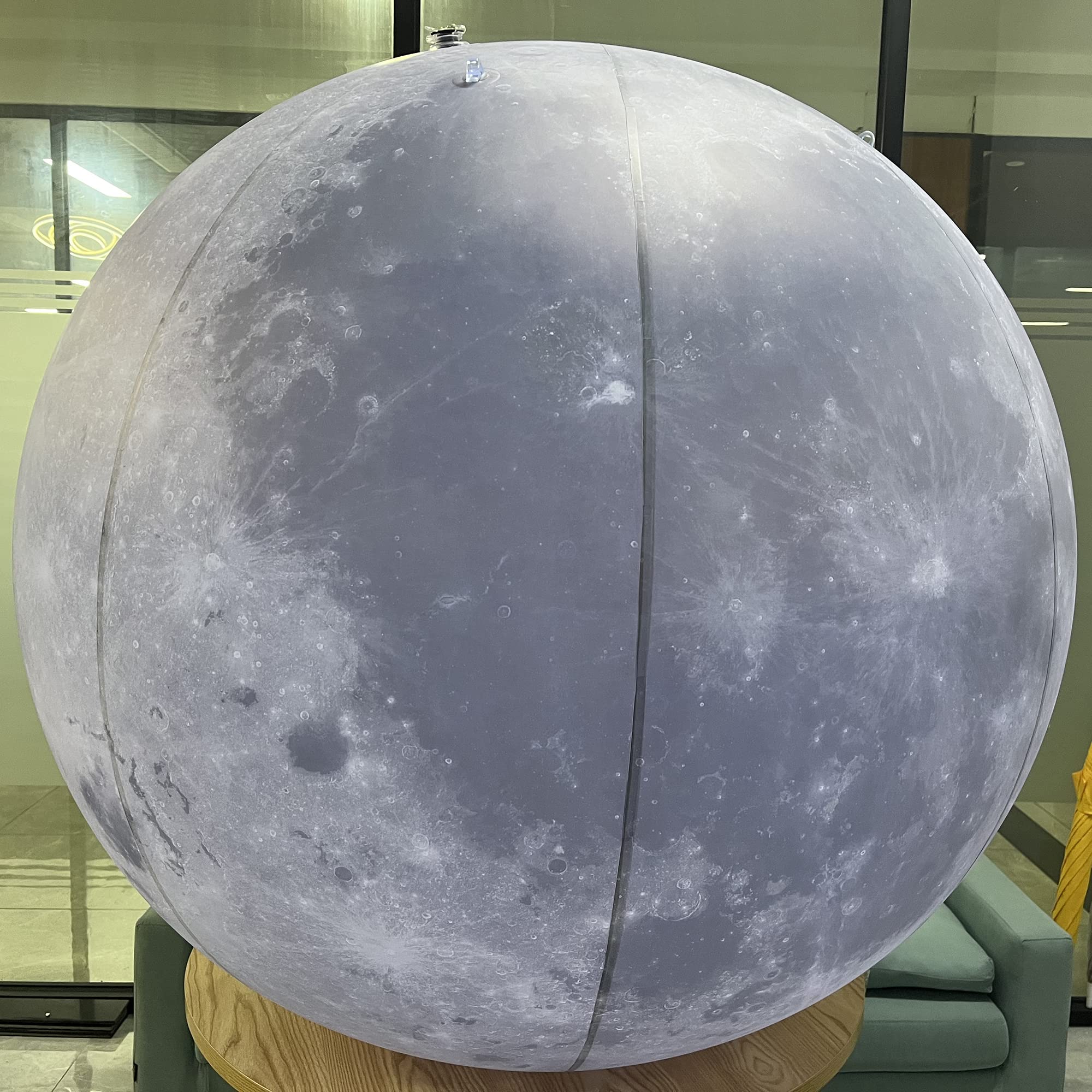 Sayok 40-Inch Large Inflatable Solar System Planets - 0.25mm PVC Moon & Planet Balloons for Classroom, Science Museum & Planetarium Decor | Astronomy Education, Space Themed Party & Kids Learning Activities