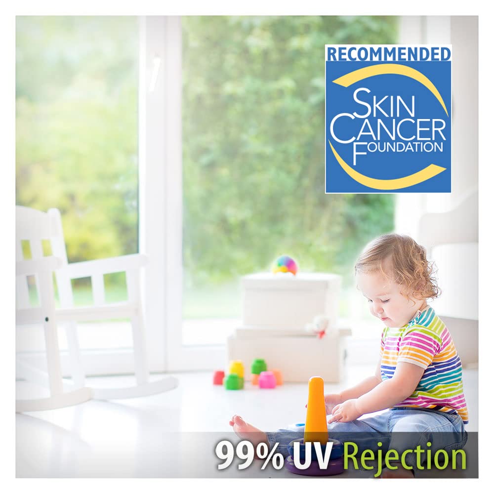 BDF S2M Clear UV Blocking Window Film - 24in x 100ft Roll for Home & Office Sun Protection
