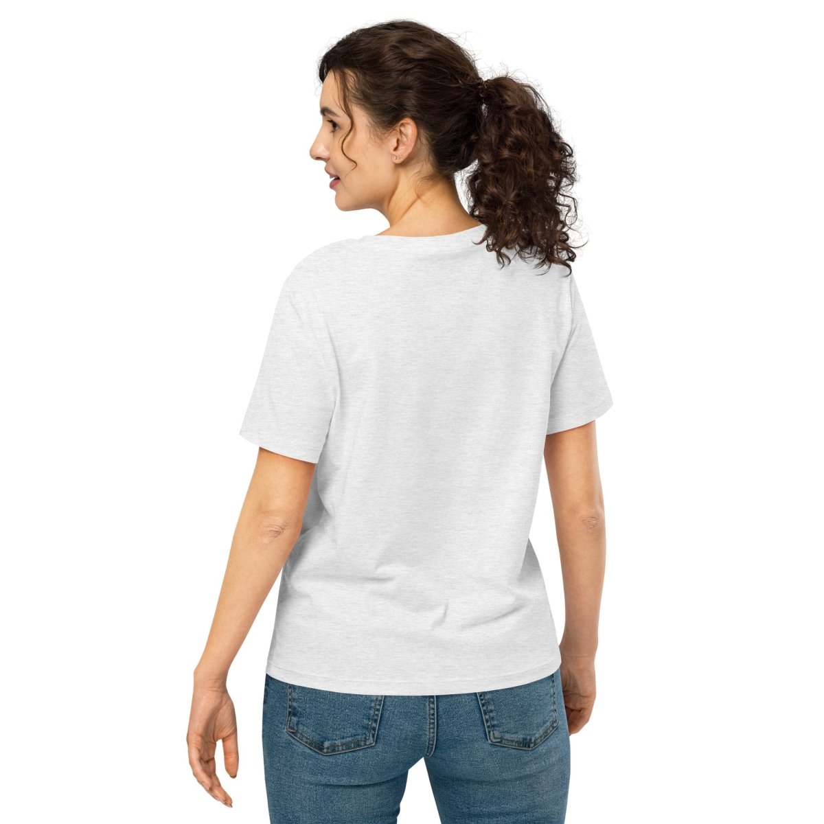 SOBER - Organic Cotton Women's T-Shirt with Chinoiserie Design | Casual Wear, Boho Style, Eco-Friendly Fashion for Everyday Outfits