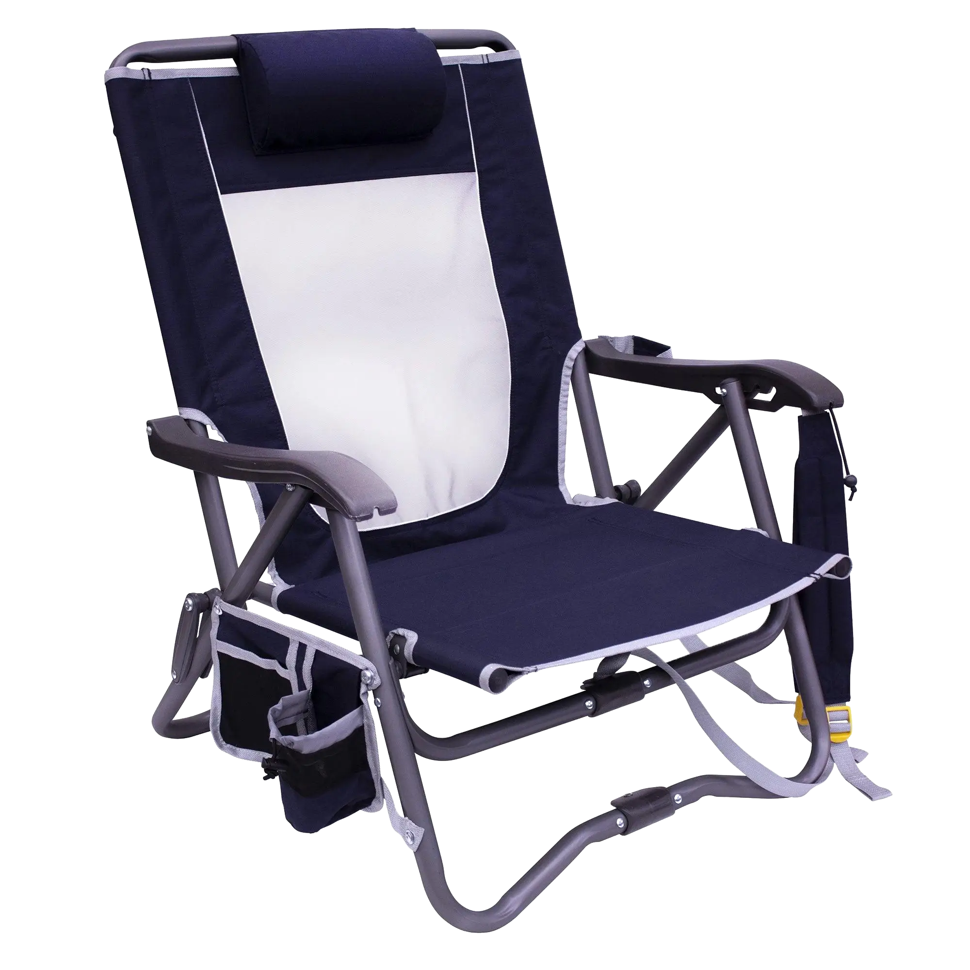 Bi Fold Slim Event Chair - Lightweight Portable Folding Chair for Outdoor Events, Camping, Picnics & Parties - Compact Space-Saving Design
