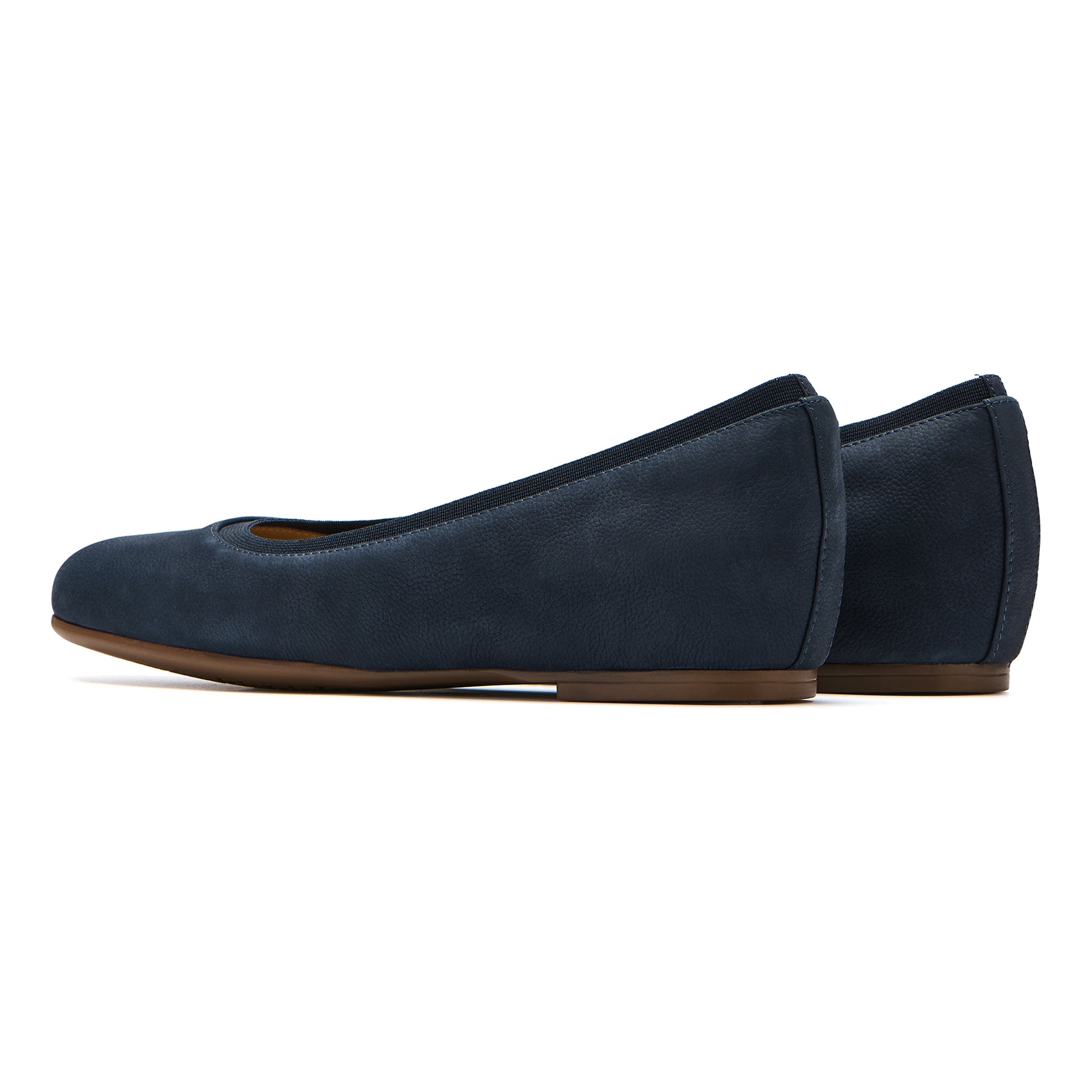 Abeo Cadence Ballet Shoes for Women - Navy Blue Dance Shoes for Ballet, Jazz & Modern - Comfortable & Flexible for Dance Practice & Performances