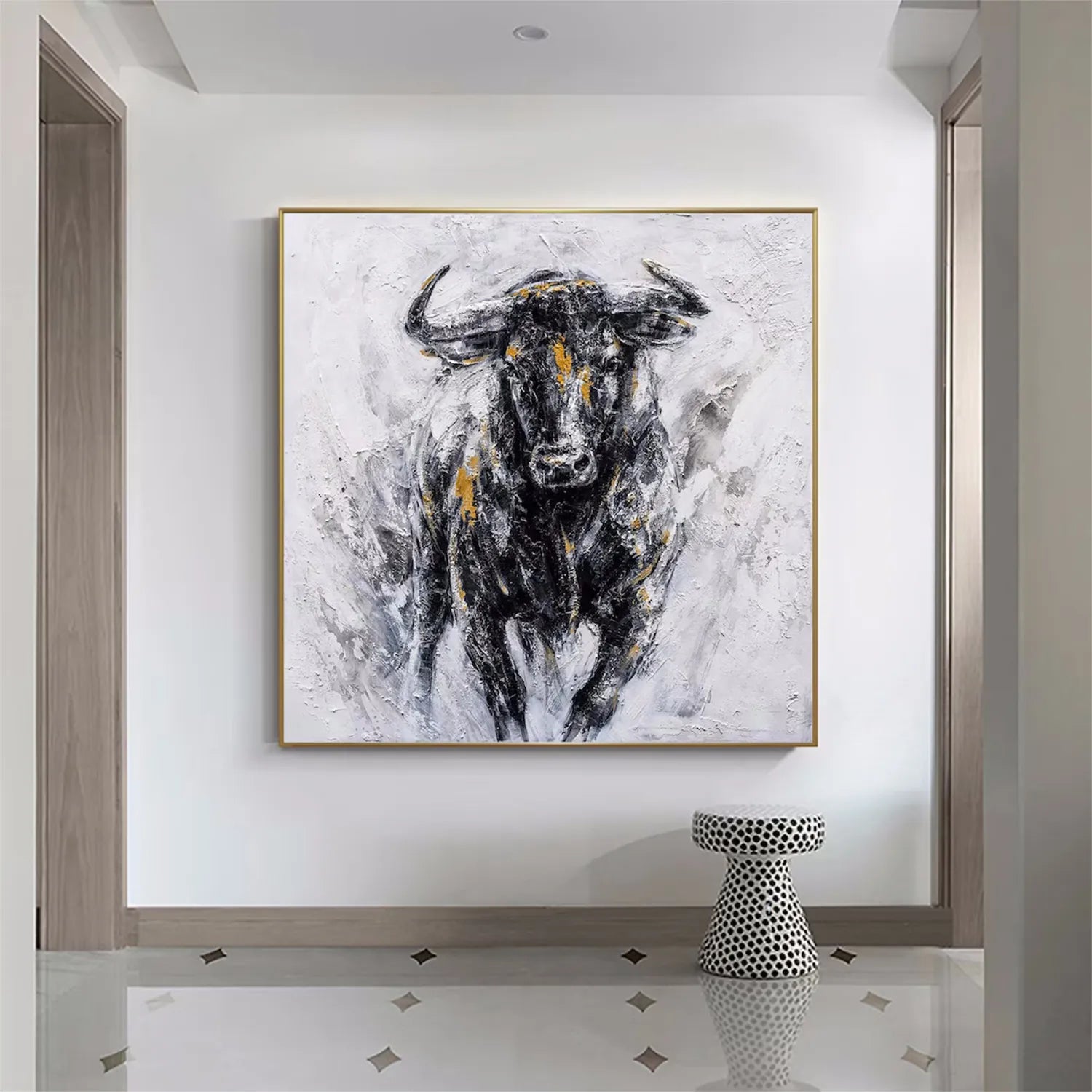 Animal Art Painting #AP053 - Handmade Wildlife Canvas Art for Home & Office Decor | Perfect for Living Room, Bedroom, and Gift Giving