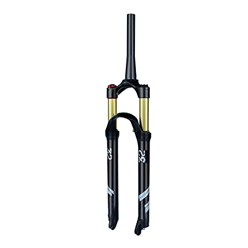UPPVTE 130mm Travel MTB Air Suspension Fork - 26/27.5/29 Inch, QR 9mm, Rebound Adjustment | Mountain Bike Fork for Trail Riding & Off-Road Cycling Accessories
