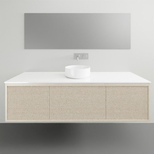 ADP Clifton Vanity - Modern Bathroom Vanity Set with Sink & Mirror, White Gloss Finish - Perfect for Small Bathrooms, Powder Rooms & Guest Baths
