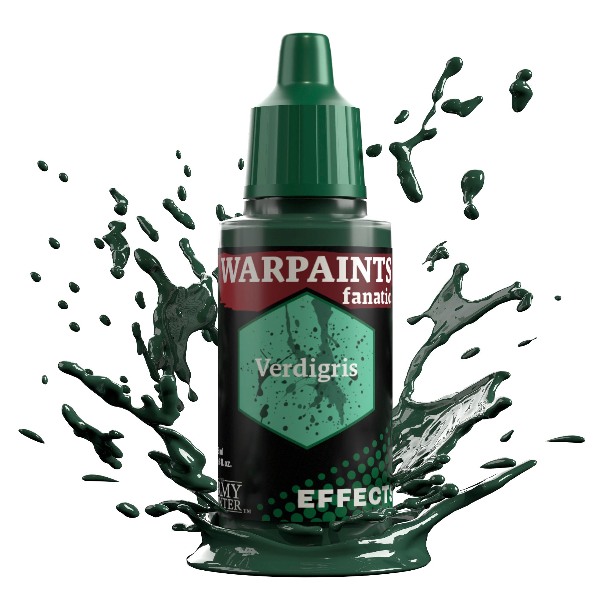 Warpaints Fanatic Effects: Verdigris - Premium Miniature Paint for Tabletop Gaming & Warhammer - Perfect for Fantasy Miniatures, Dioramas & Model Painting