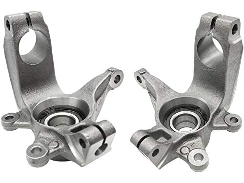 Front Steering Knuckle with Bearing - Set of 2 - Replacement for 2006-2011 Ford Focus - Perfect for Suspension Repair & Wheel Alignment