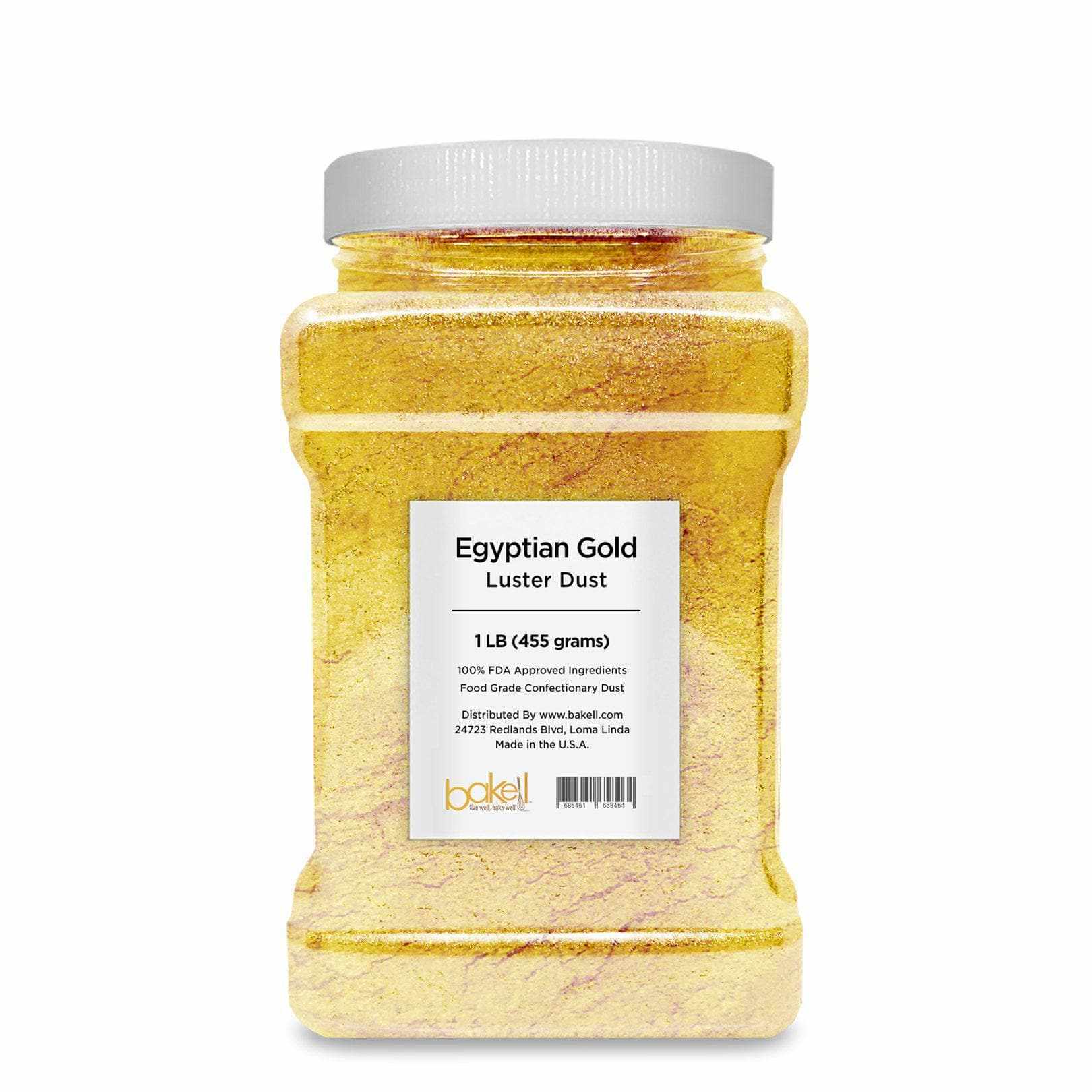 Premium Egyptian Gold Luster Dust for Baking & Cake Decorating - Edible Food Grade Glitter Powder for Cookies, Cupcakes, Chocolates & DIY Crafts (Bulk Size) - Perfect for Parties, Weddings & Special Occasions