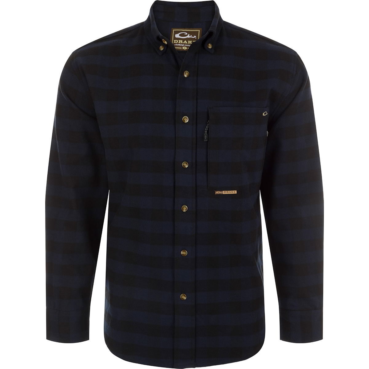 Men's Autumn Brushed Twill Buffalo Plaid Flannel Shirt - Long Sleeve Button Down Shirt for Casual Wear & Outdoor Activities | Perfect for Fall Season, Camping, Hiking and Layering