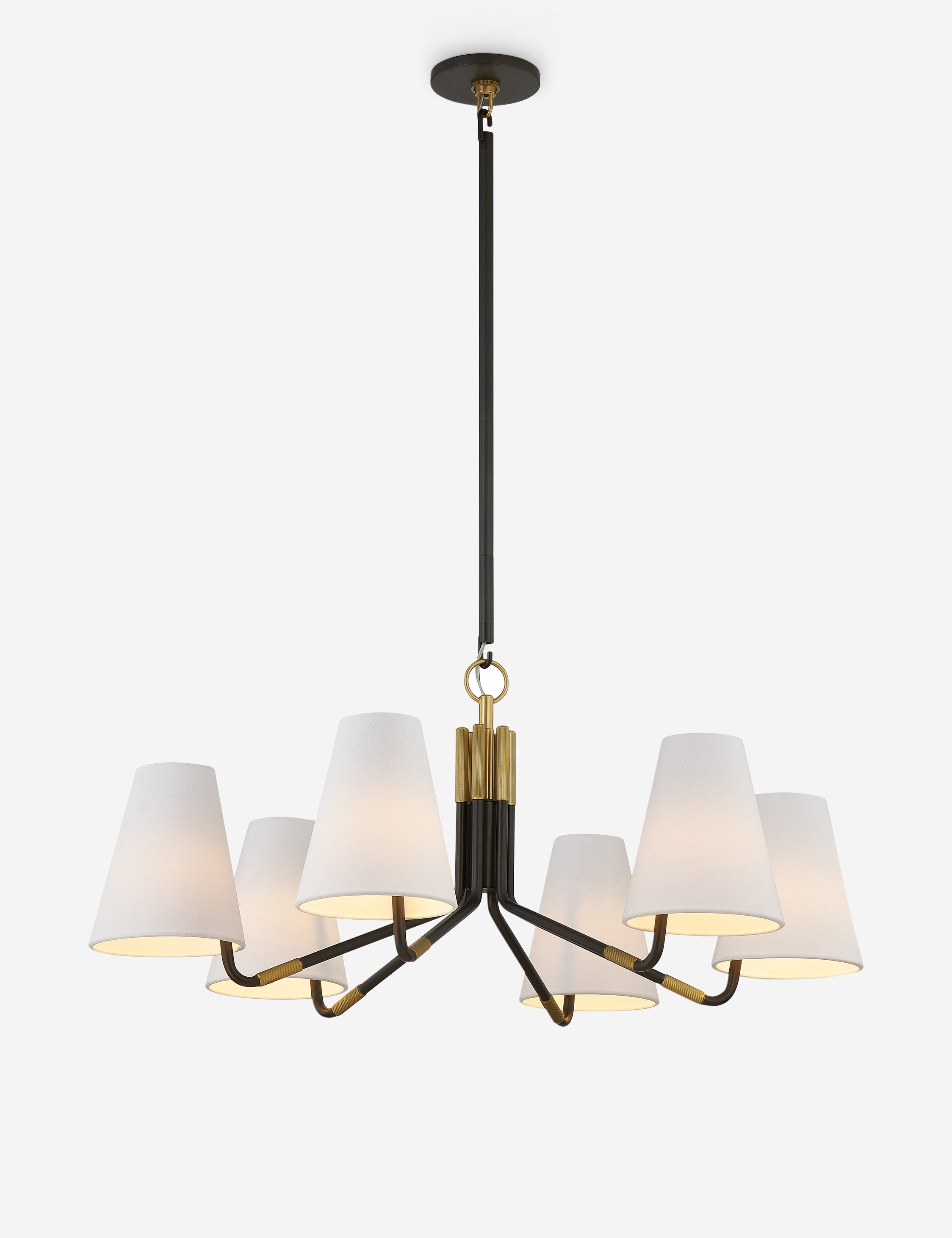 Agni Chandelier - Modern Crystal Ceiling Light Fixture for Dining Room, Living Room & Bedroom | Elegant Home Decor Lighting