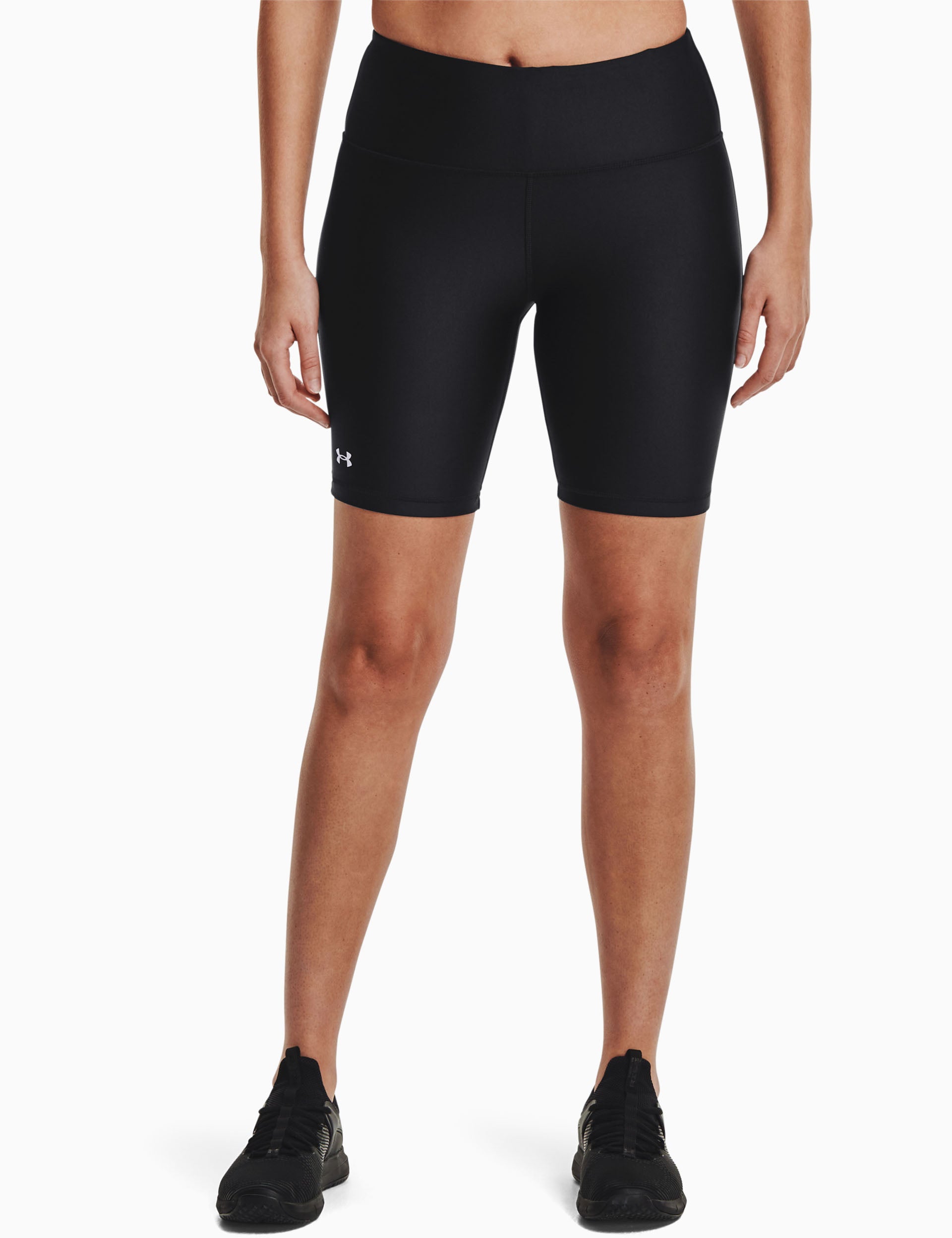 HeatGear Bike Shorts for Men & Women - Breathable Cycling Shorts with Moisture-Wicking Fabric - Black/White - Perfect for Road Biking, Mountain Biking & Indoor Cycling Workouts