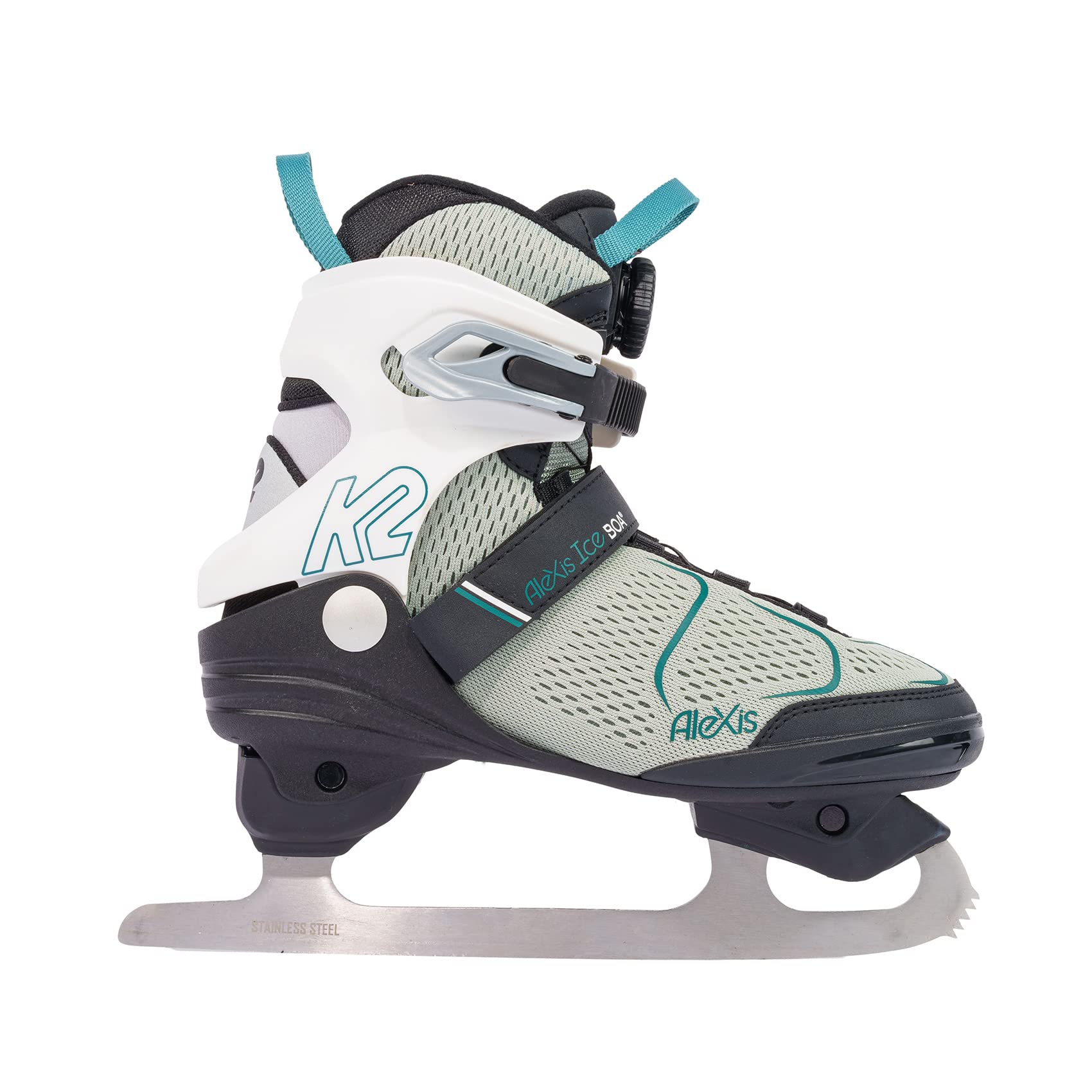 K2 Alexis Ice Boa Women's Figure Skates - Premium Ice Skating Blades for Performance & Comfort | Perfect for Recreational Skating, Ice Dancing & Training