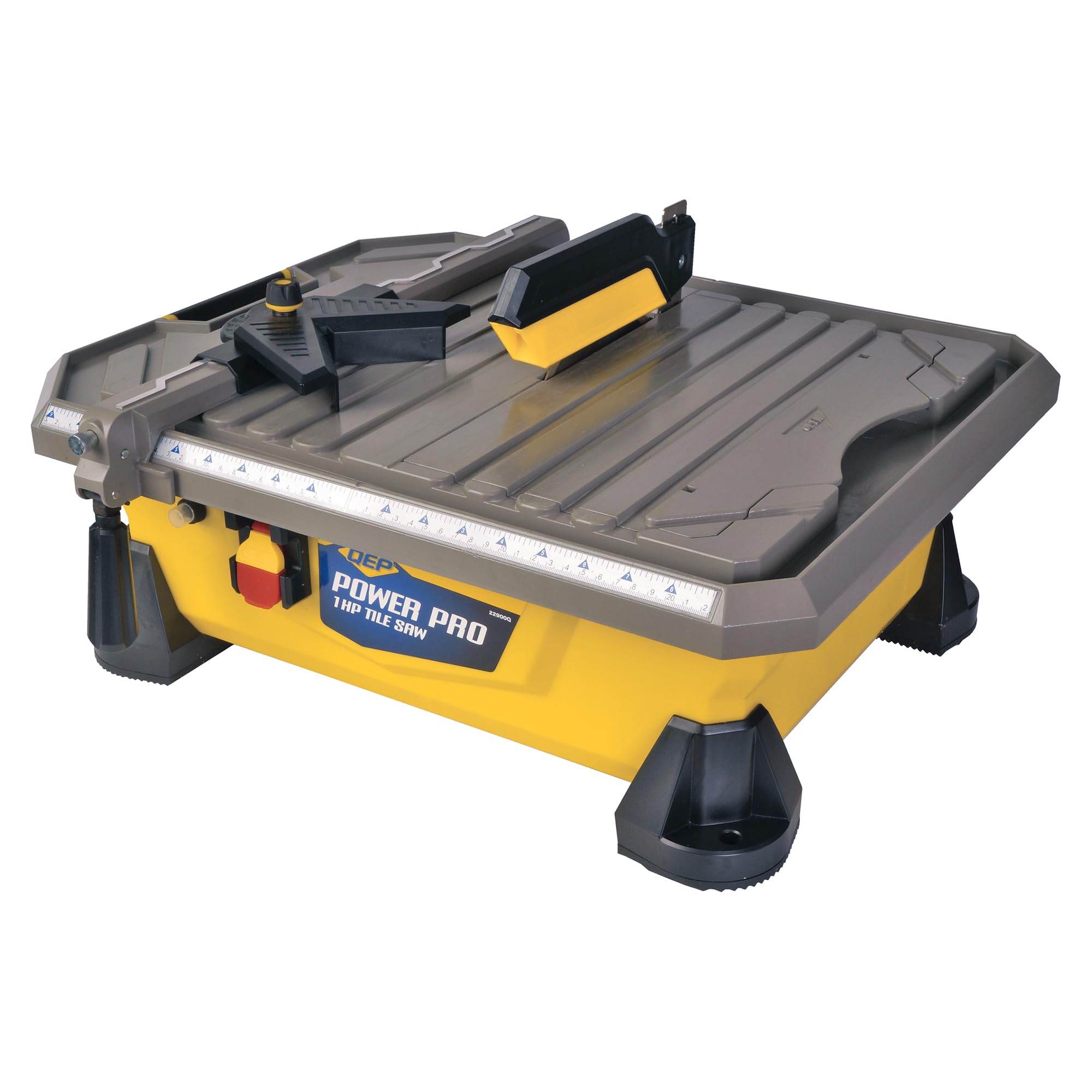 QEP 22900Q 1 HP Professional Tile Wet Saw - 7-Inch Diamond Blade for Porcelain, Ceramic & Stone Cutting - Perfect for Bathroom Remodeling, Kitchen Backsplash & Flooring Projects