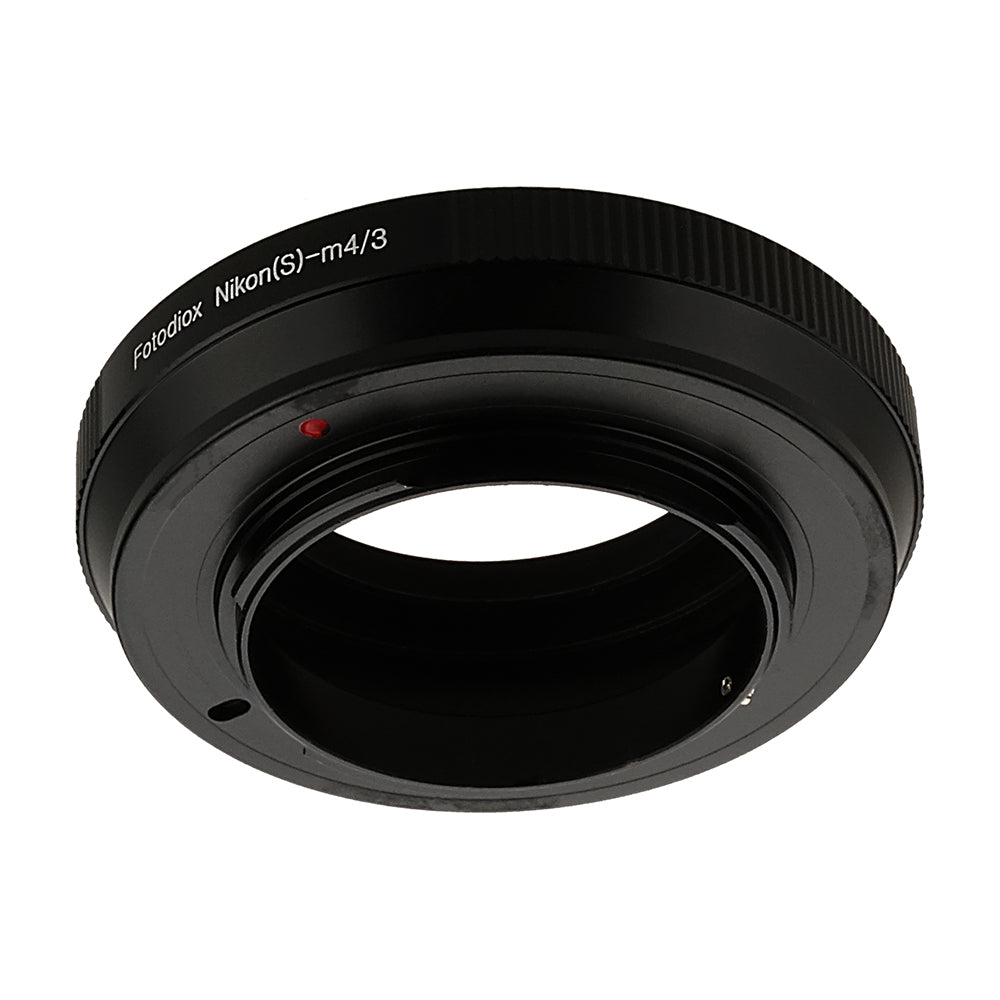 Fotodiox Nikon Nikkor S to Micro Four Thirds (MFT) Lens Mount Adapter - Compatible with Mirrorless Cameras for Photography & Videography