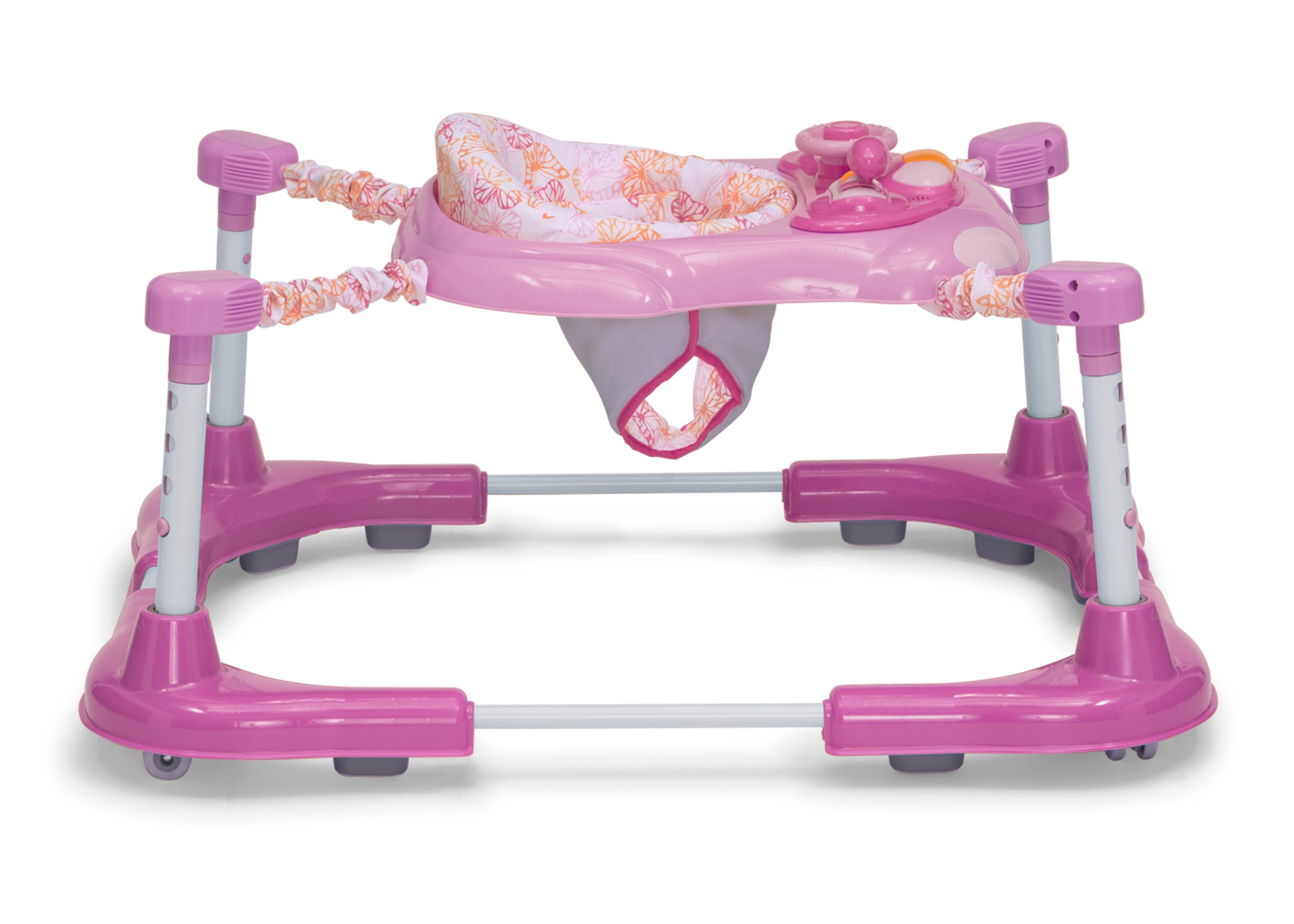 Delta Children First Steps Learn2Walk Baby Walker - Safe & Stable Toddler Walking Assistant for Early Steps - Perfect for Home, Nursery & Playtime Learning