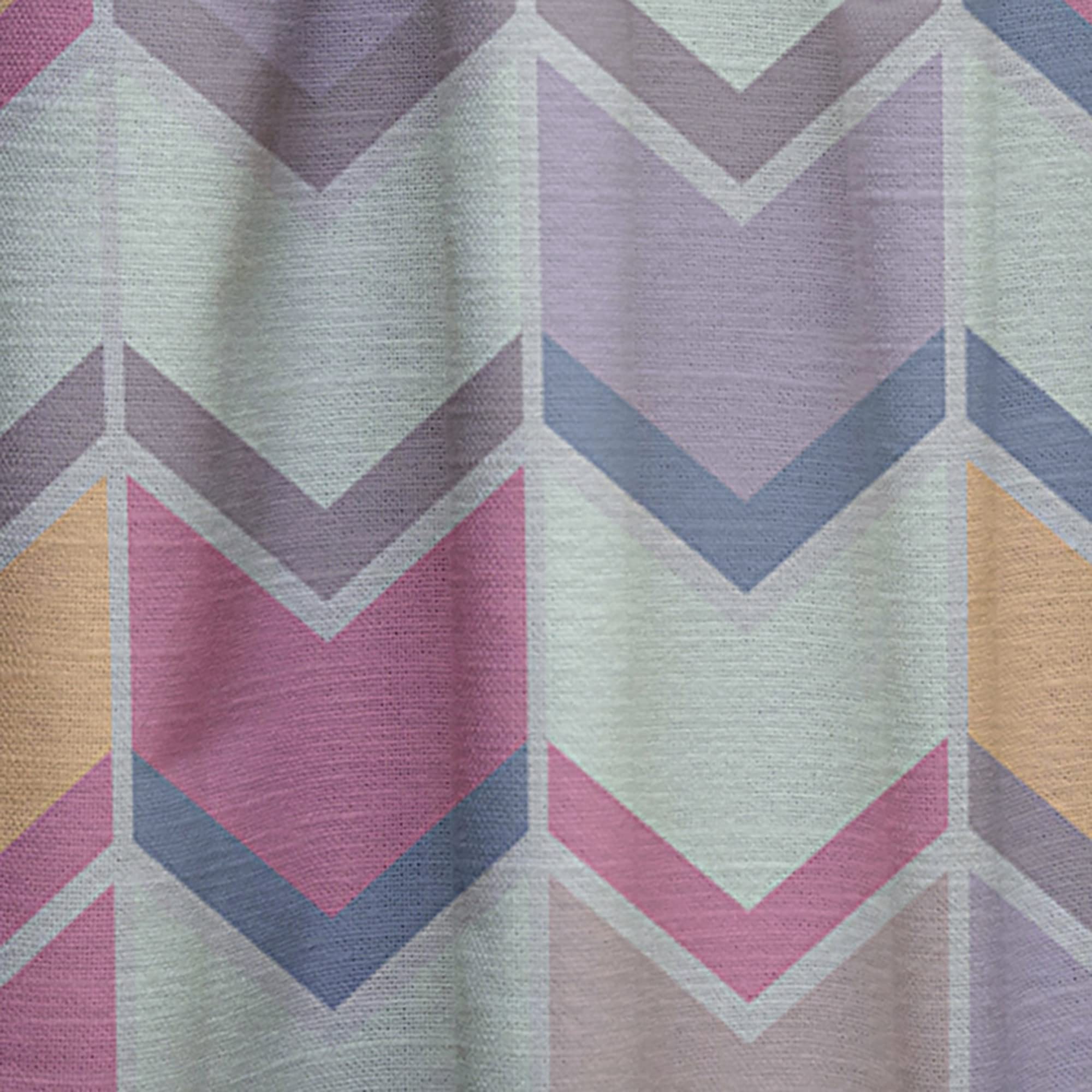 Abstract Retro Geometric Design Thermal Insulated Curtain Panel - 52x120 Inches - Modern Window Drapes for Bedroom & Living Room - Noise Reducing, Blackout, Energy Saving Home Decor