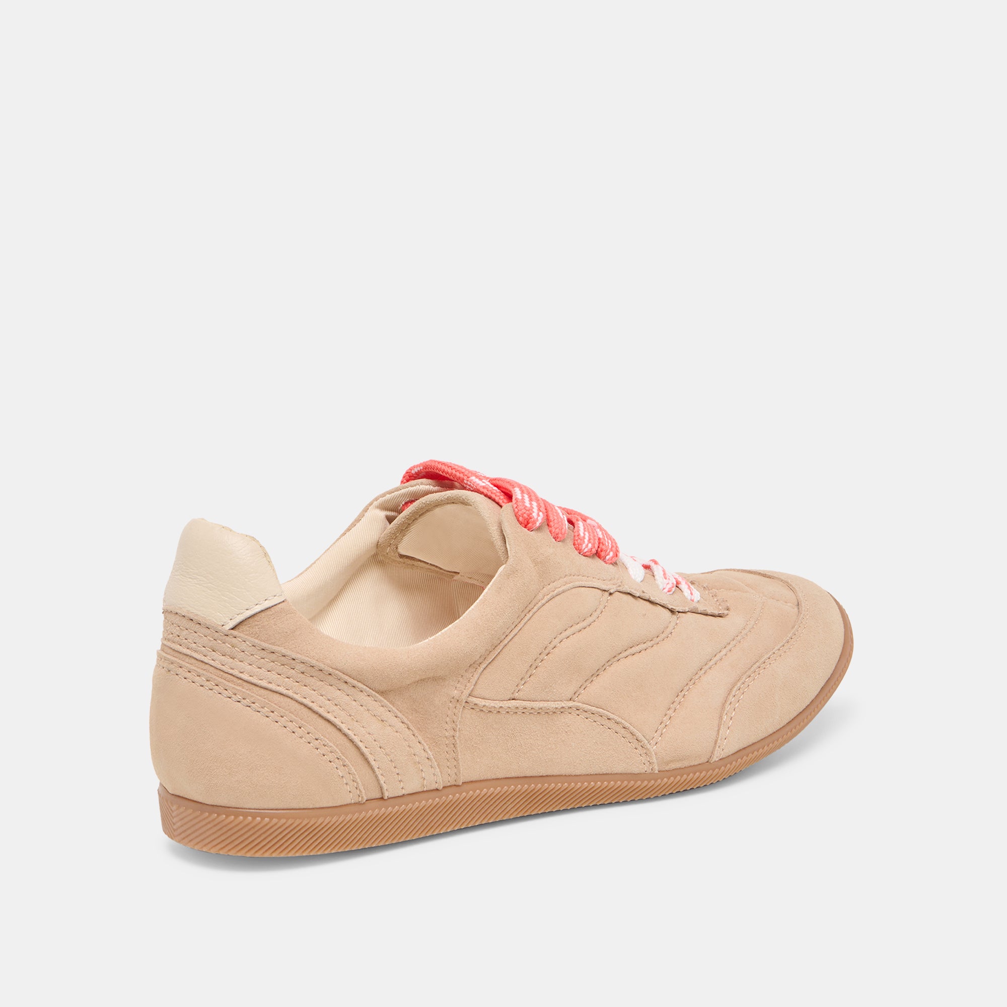 LAINI Camel Suede Sneakers - Comfortable & Stylish Women's Casual Shoes for Walking, Running & Everyday Wear