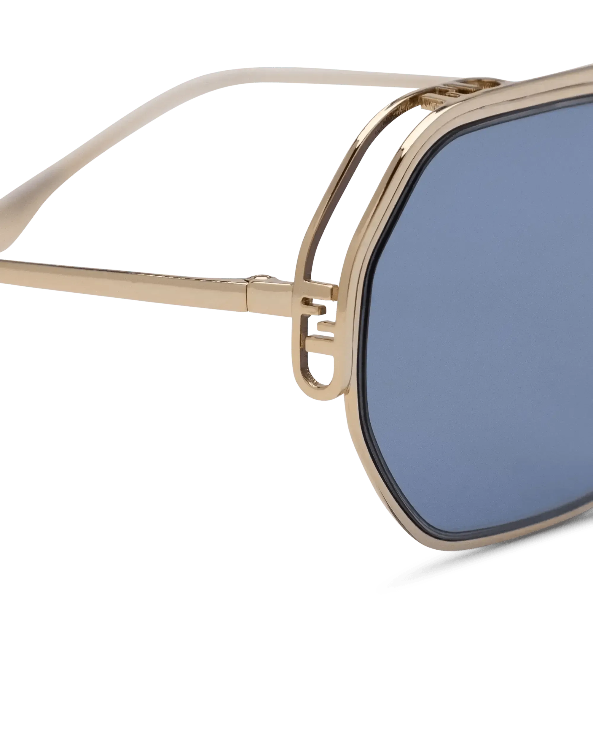 Blue Lens O’Lock Hexagonal Sunglasses - Polarized UV Protection for Men & Women - Trendy Retro Style for Outdoor, Driving, Beach & Fashion
