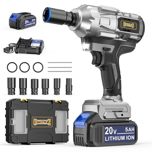 900ft-lbs Wrench With Battery Socket Set