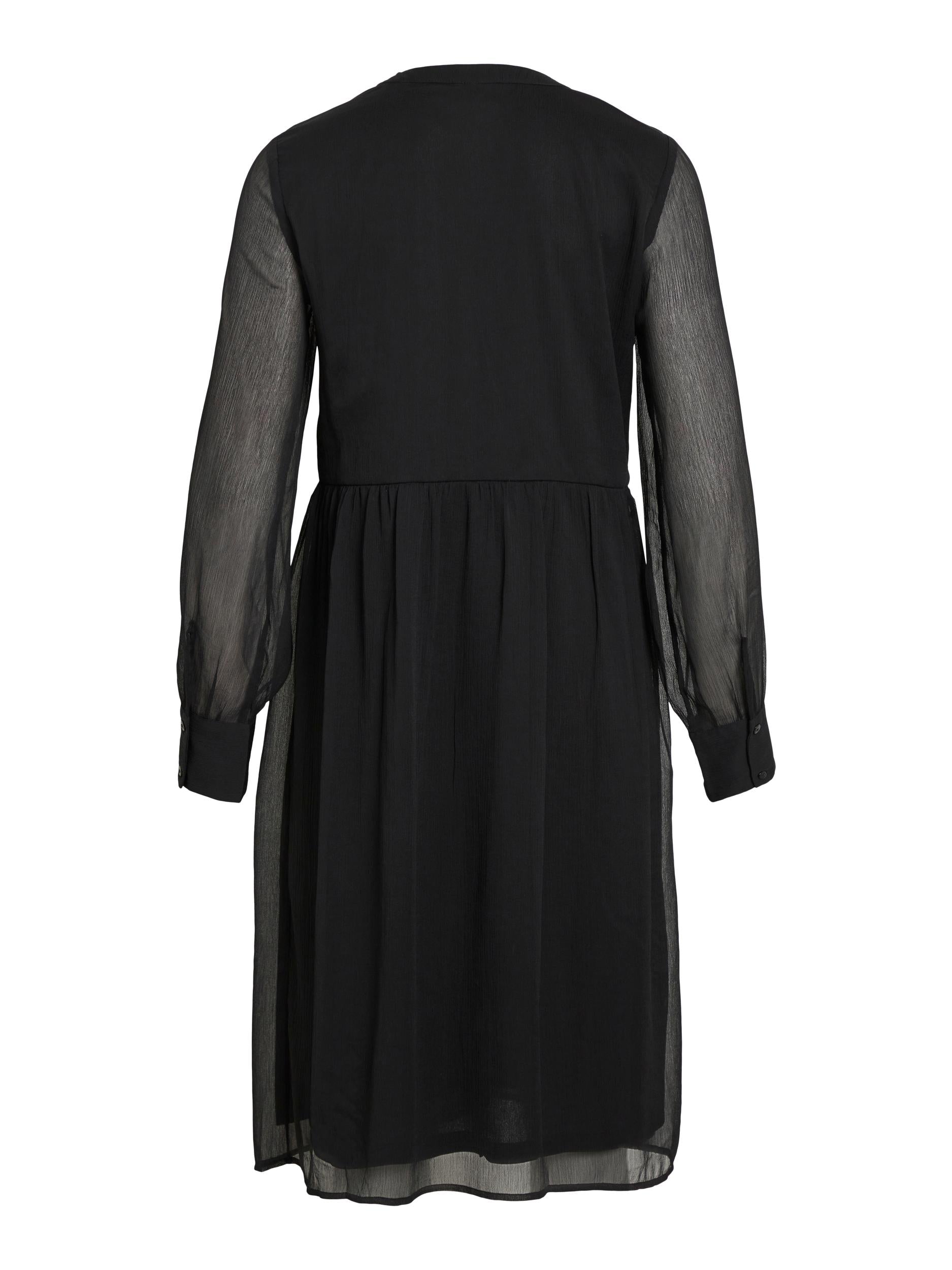 LIA MIDI DRESS - Black Flowy Summer Dress for Women | Casual & Party Wear | Perfect for Beach, Date Night & Office Outfits