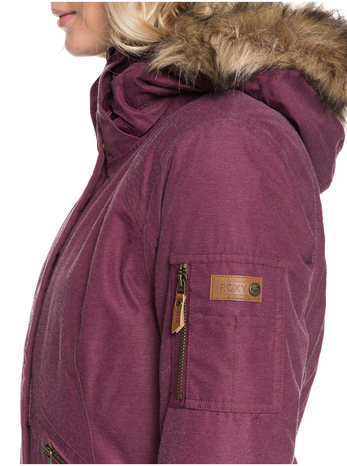 Roxy Women's Meade Jacket - Waterproof Windbreaker for Hiking, Running & Outdoor Activities | Lightweight & Stylish Winter Coat