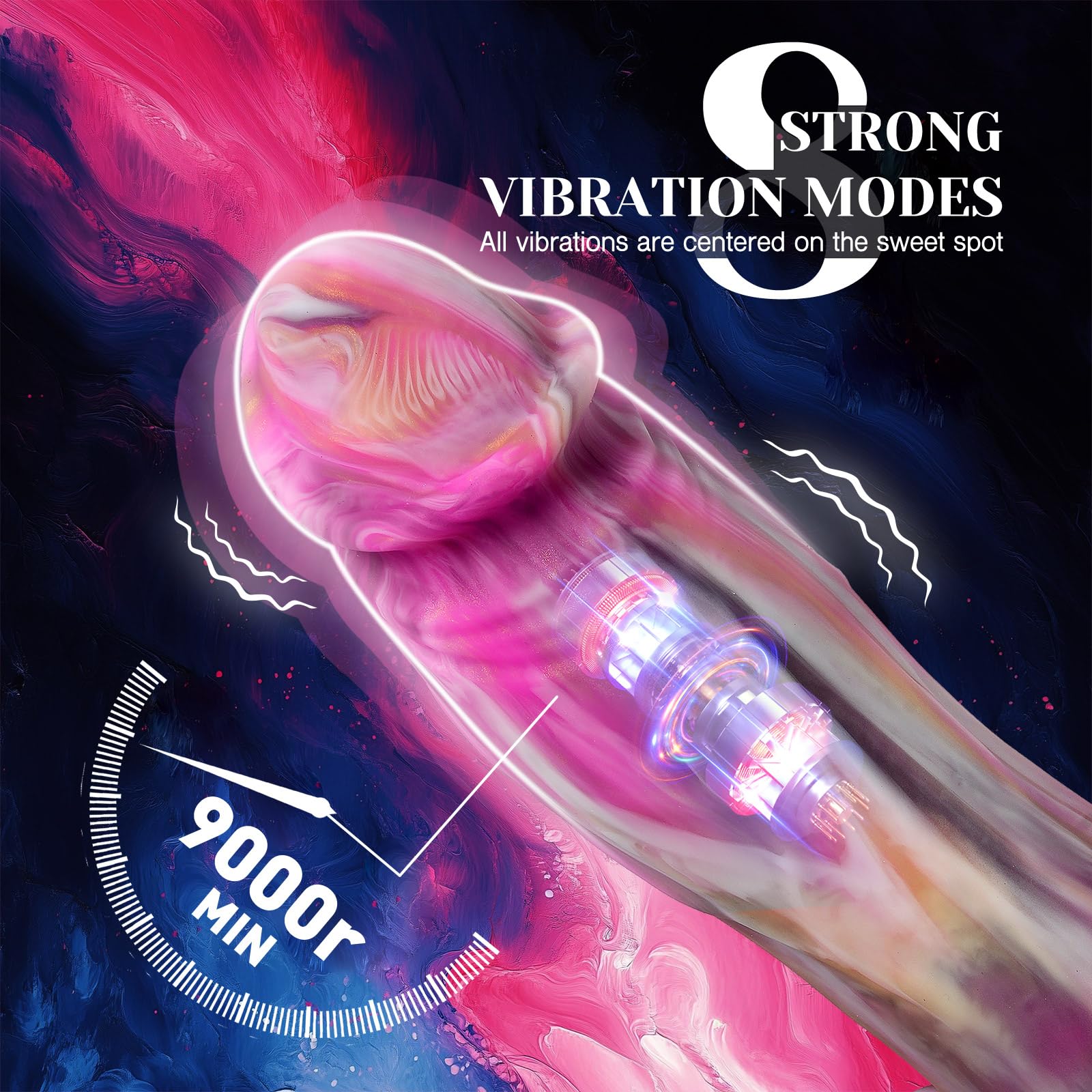 Realistic Dildo Vibrator Sex Toy for Women & Couples - 8.66
