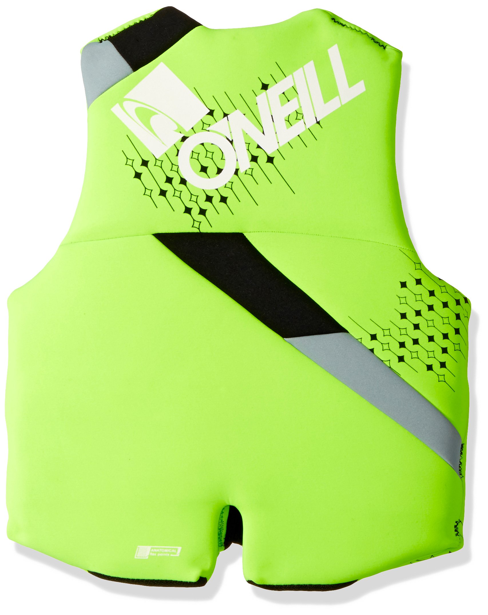 O'Neill Teen Reactor USCG Approved Life Jacket for Boating, Kayaking & Water Sports - Youth PFD Vest for Safe Swimming & Outdoor Activities