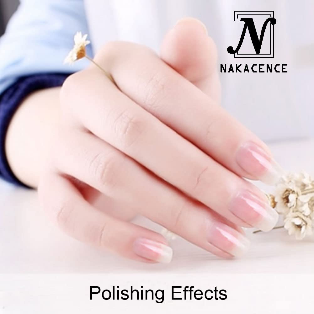 Professional Double-Sided Nail Buffer Block 600/3000 Grit - Natural Nail File & Polishing Kit for Manicure & Nail Art (Pack of 6) - Perfect for Home Salon, DIY Nail Care & Professional Use