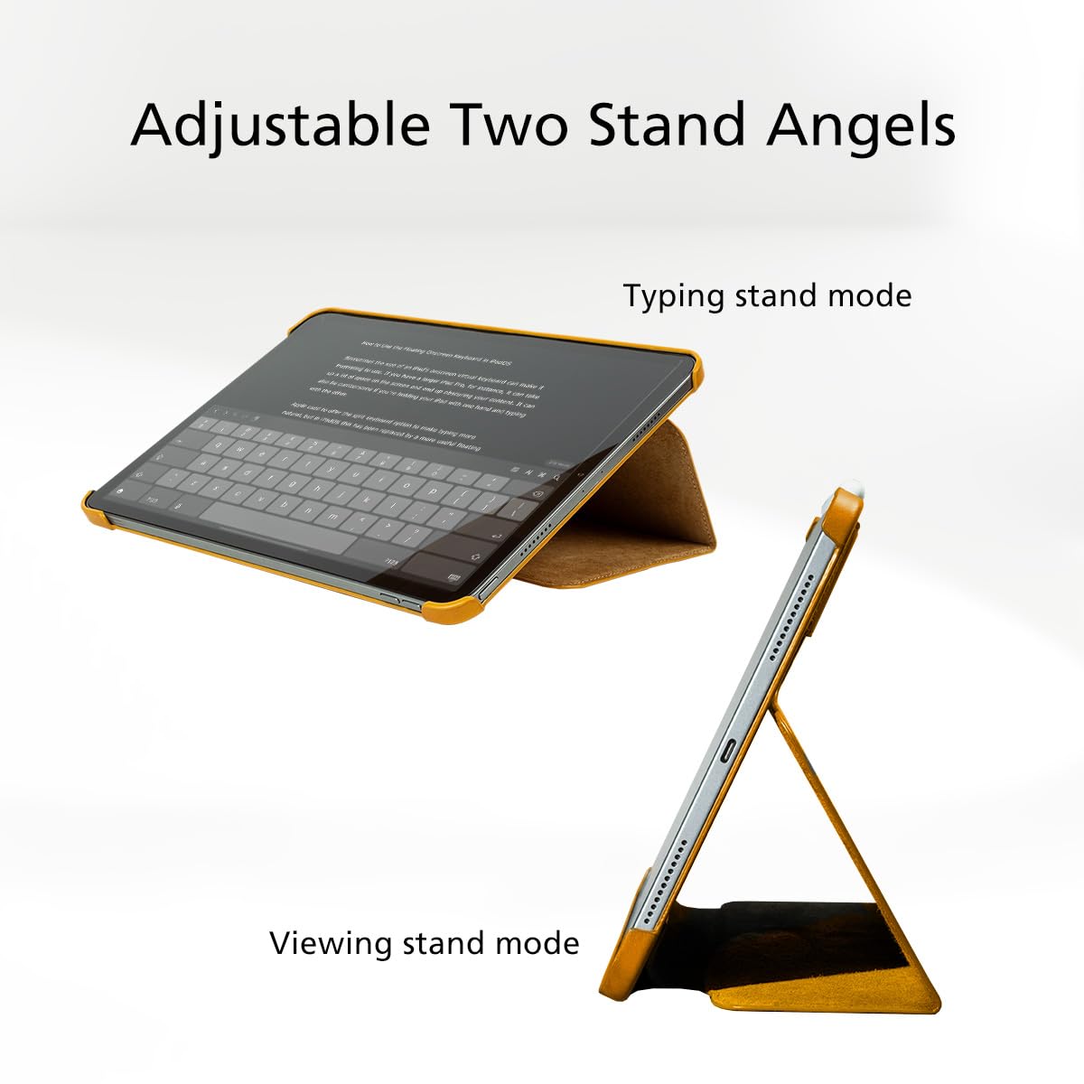 Premium Italian Leather Folio Case for Apple iPad Air 11