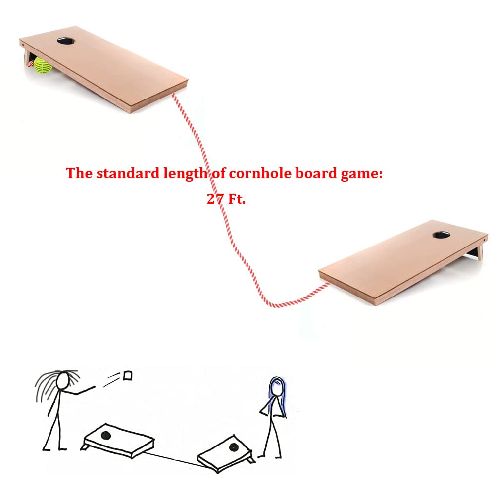 SCOTTCHEN Cornhole Game Setup Tool - Precision Distance Measuring Device for Easy Cornhole Board Setup, Perfect for Backyard Parties, Tailgating, and Family Fun