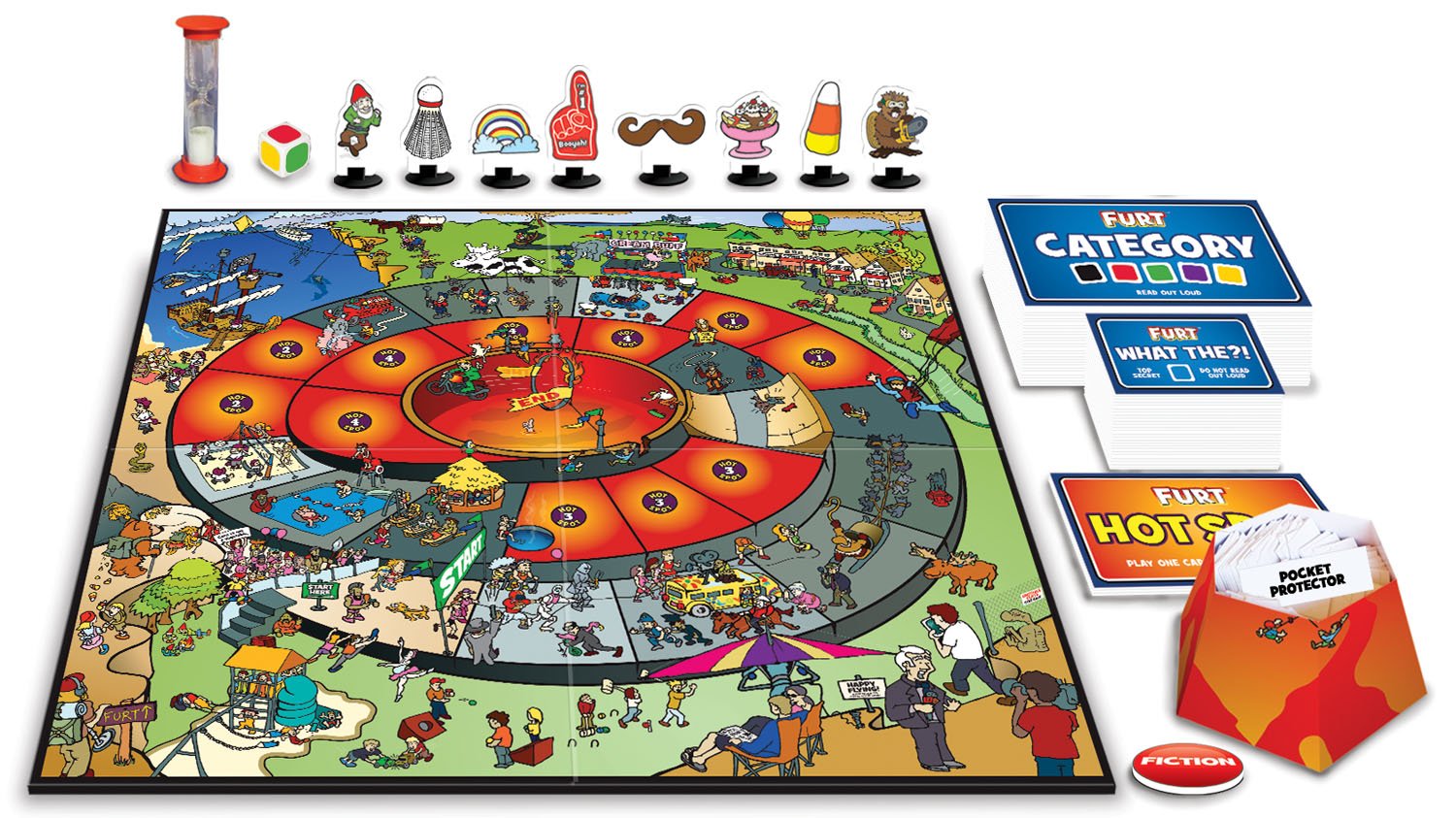 FURT Board Game - Fun Family Strategy Game for Parties & Game Nights