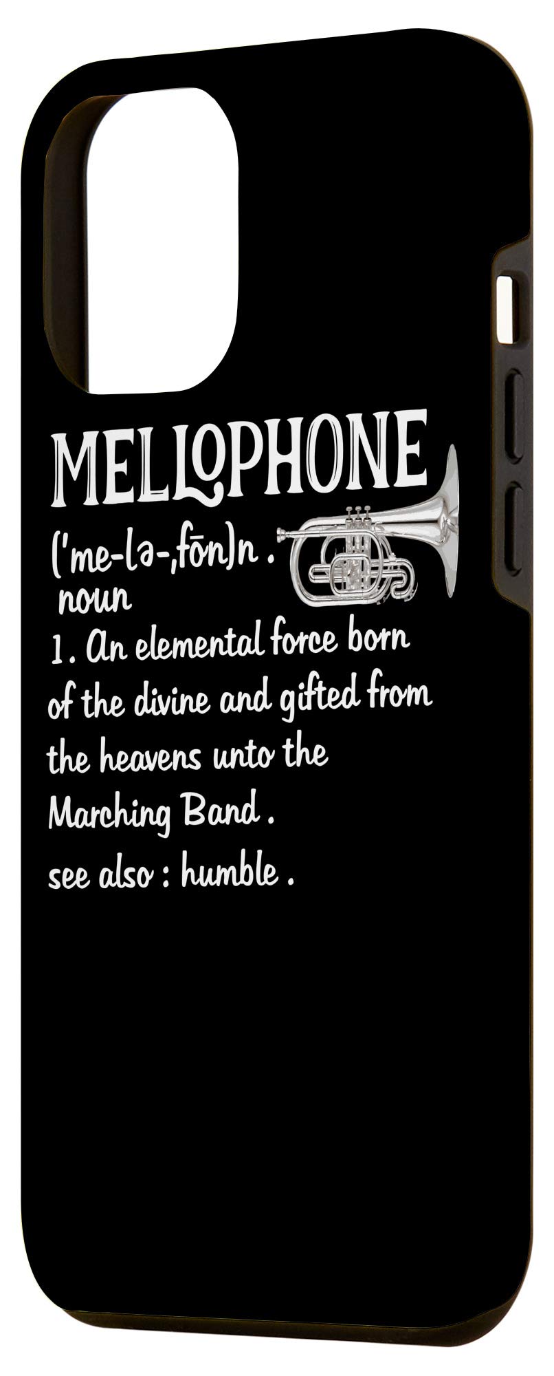 iPhone 12 Pro Max Case for Mellophone Players - Durable Marching Band Phone Cover with Secure Grip - Perfect Gift for Musicians & Band Members - Ideal for Performances, Rehearsals & Football Games