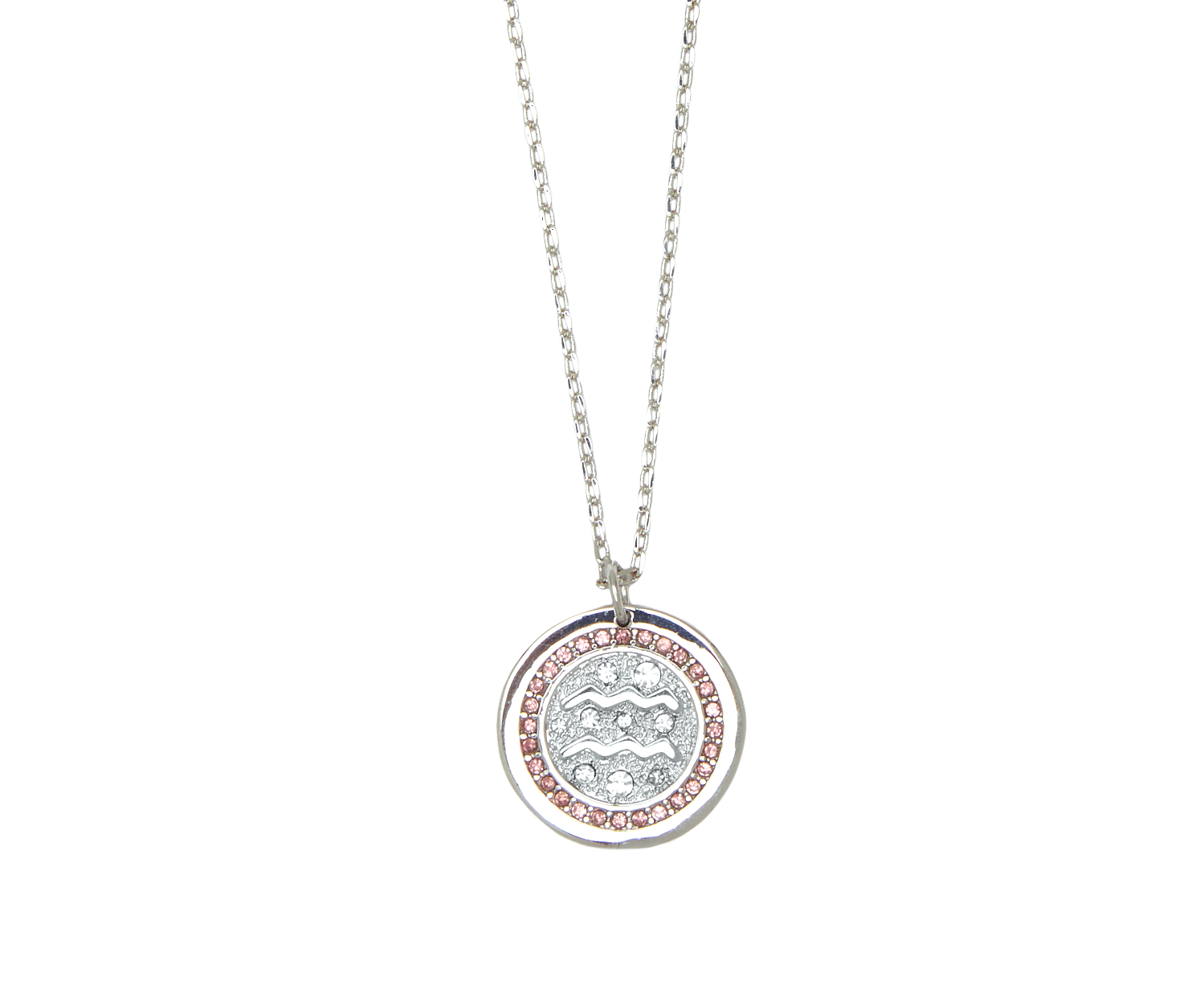 Aquarius Zodiac Necklace - Sterling Silver Pendant for Women - Perfect for Birthdays, Gifts & Everyday Wear