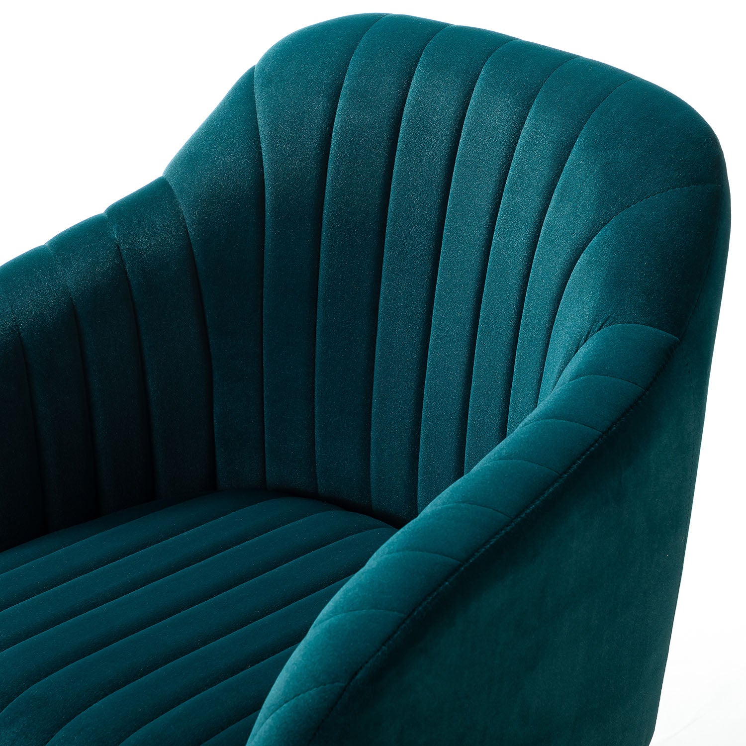 Luxury Velvet Office Chair - Ergonomic Desk Chair with Adjustable Height for Home & Workspace - Perfect for Remote Work, Gaming & Study