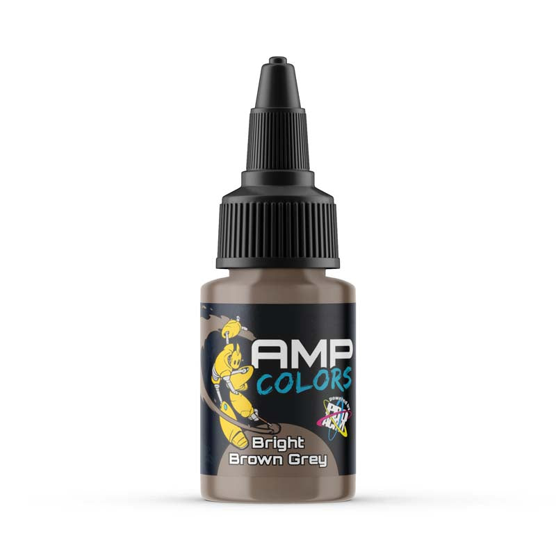 AMP Pro Acrylic Paint Set - Bright Brown & Grey Colors | Premium Acrylic Paints for Artists, DIY Crafts & Home Decor Projects