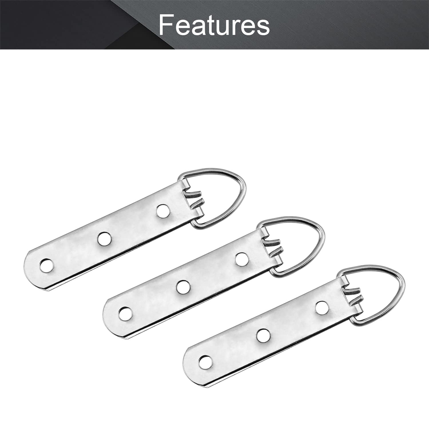 Silver Picture Frame Hangers 20PCS - Home Decor Photo Hanging Kit for Walls