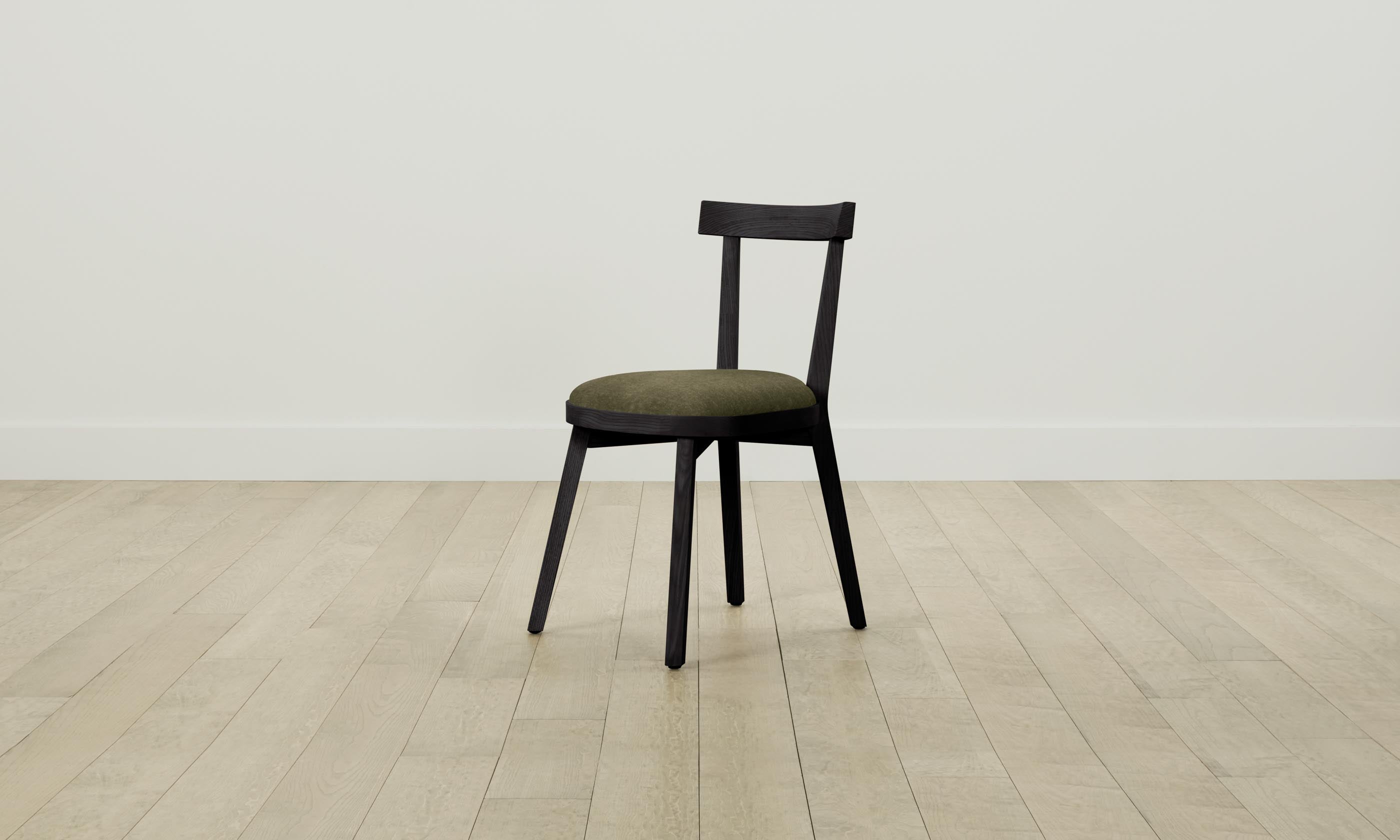 Allen Dining Chair - Luxurious Mohair Moss Upholstery for Elegant Home & Restaurant Dining | Perfect for Modern & Classic Interiors