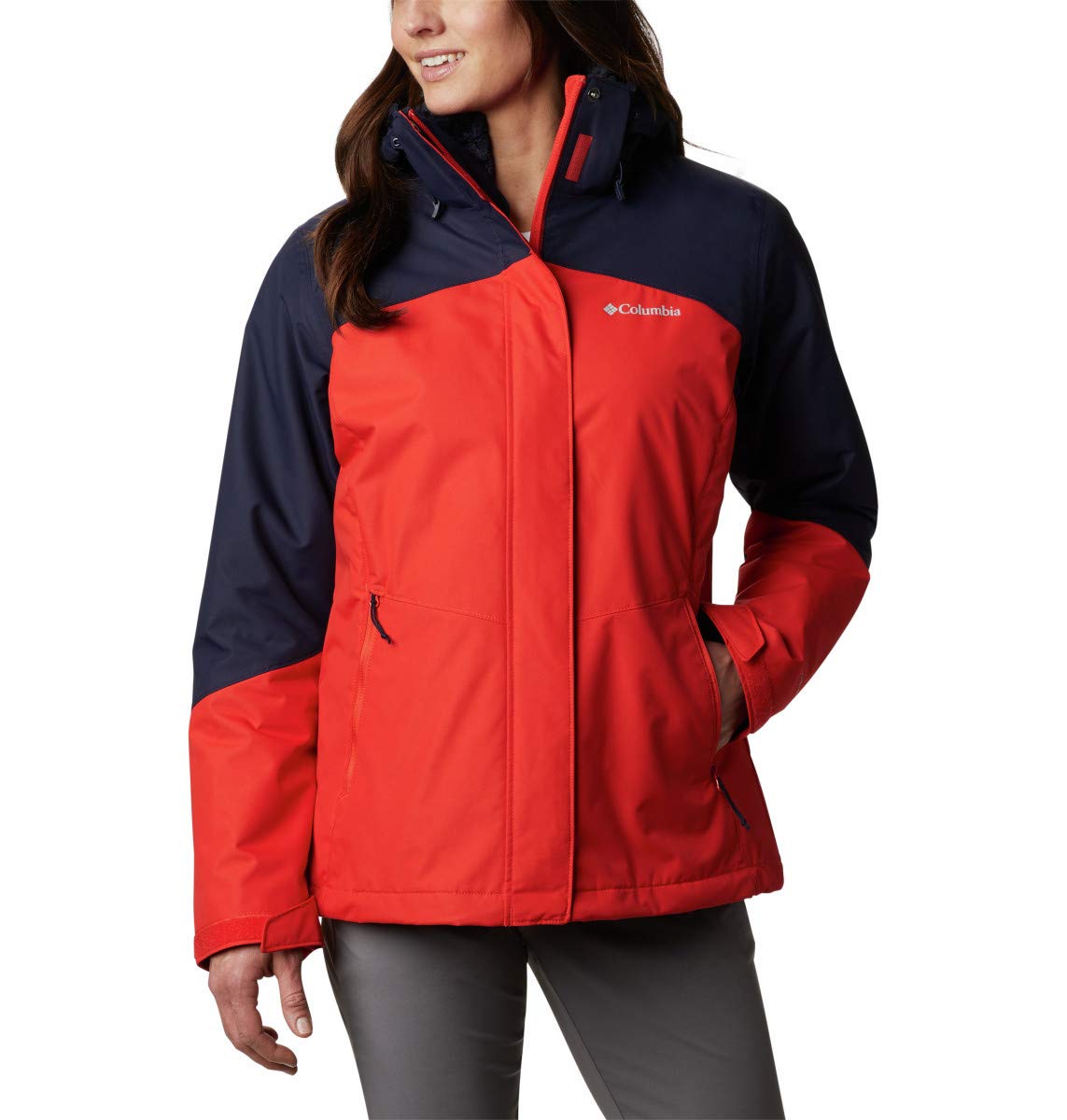 Columbia Women's Bugaboo II Fleece Interchangeable Jacket - Water-Resistant Winter Coat for Hiking, Camping & Outdoor Activities